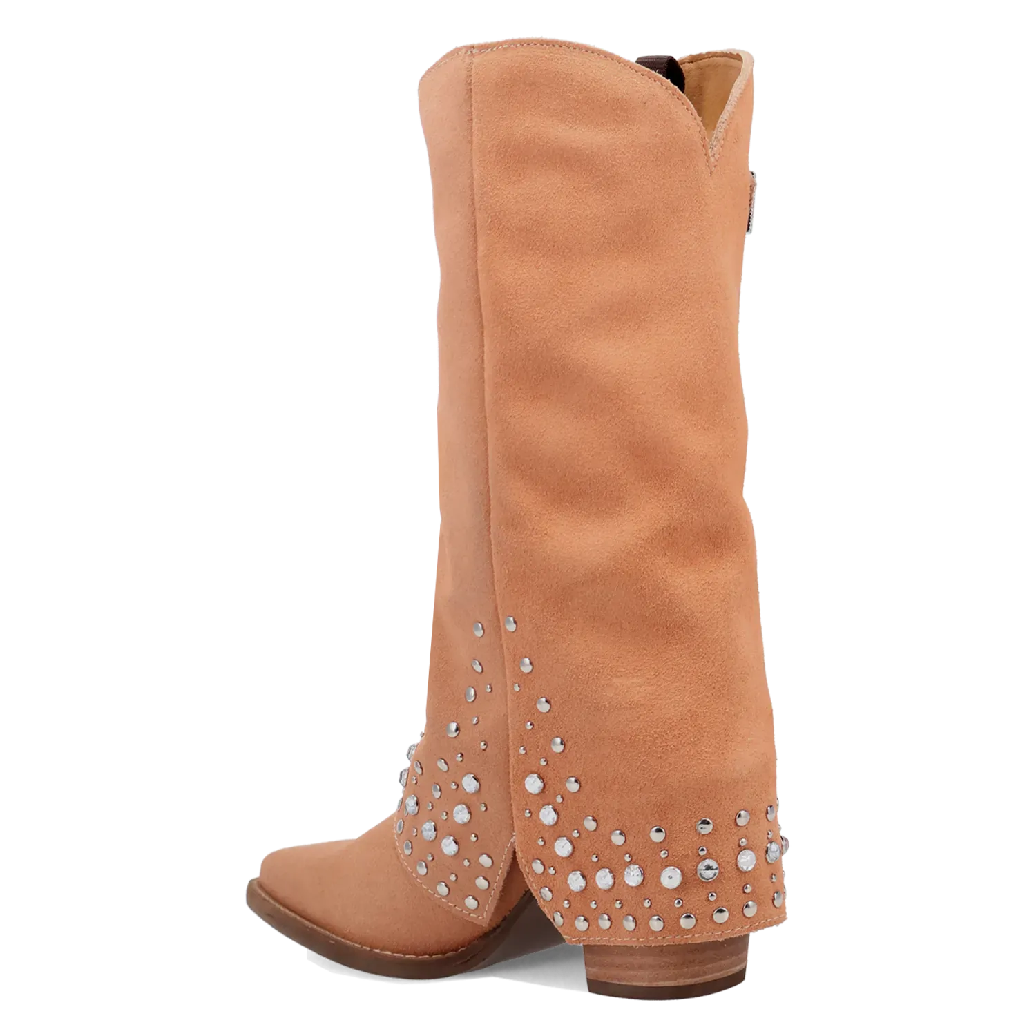 Dan Post Boots Boots Women's Howdy Honey Suede Leather Snip Toe Boots Orange Color - Dingo