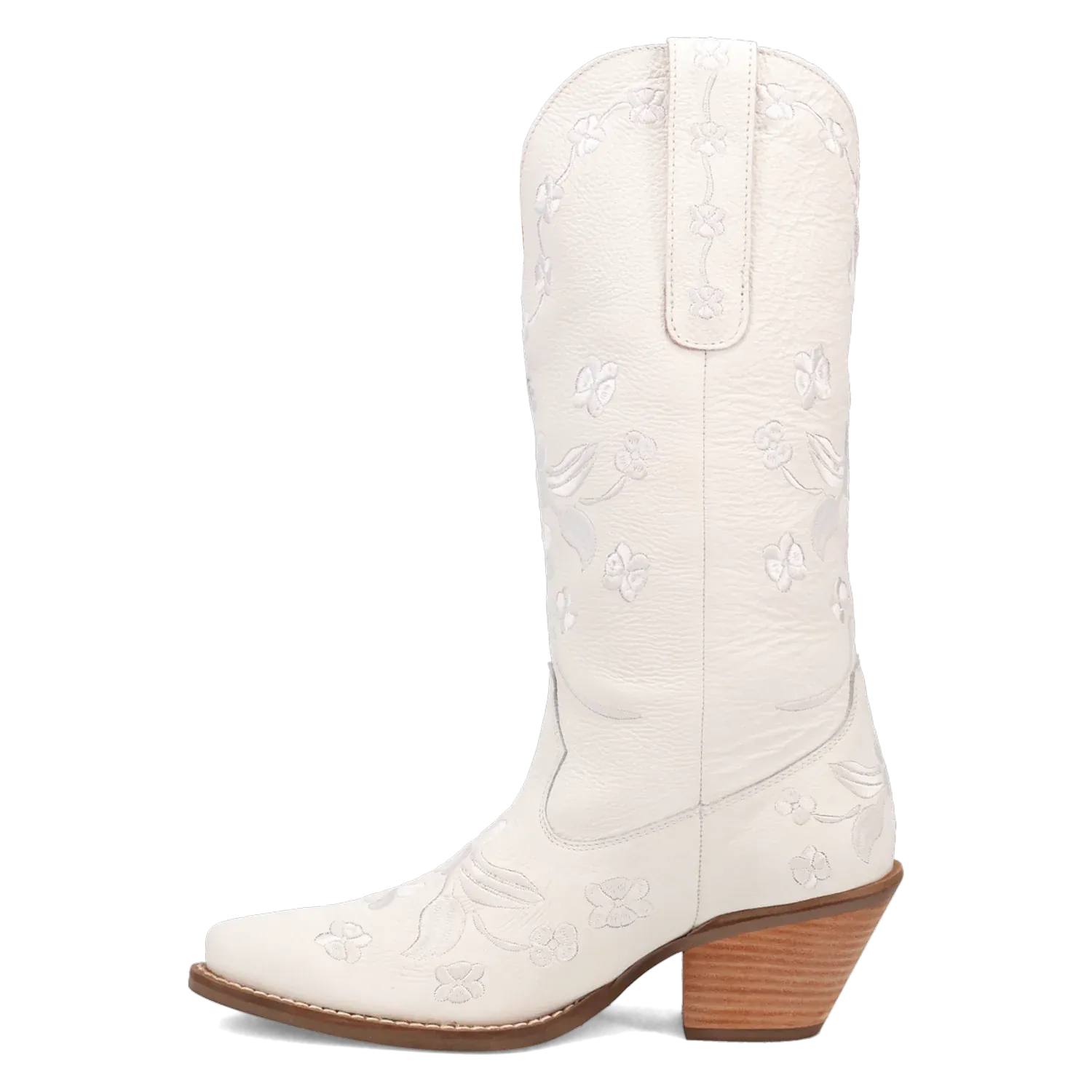 Dan Post Boots Boots Women's Love Bug Leather Snip Toe Boots White Color - Dingo