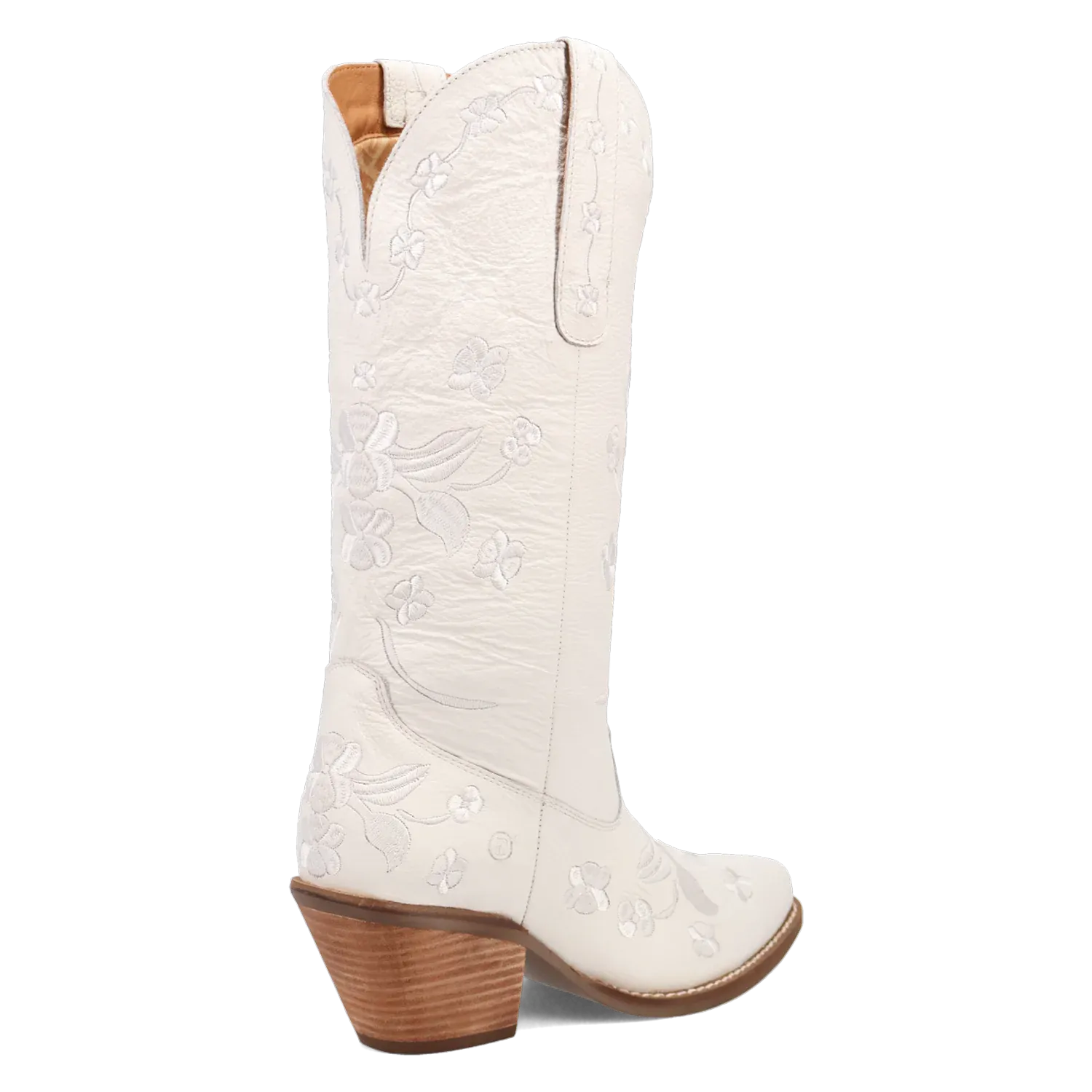 Dan Post Boots Boots Women's Love Bug Leather Snip Toe Boots White Color - Dingo