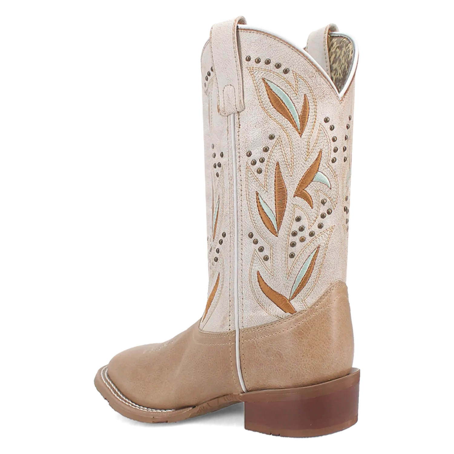 Dan Post Boots Boots Women's Lydia Leather Wide Square Toe Boots Sand Color - Dan Post Boots