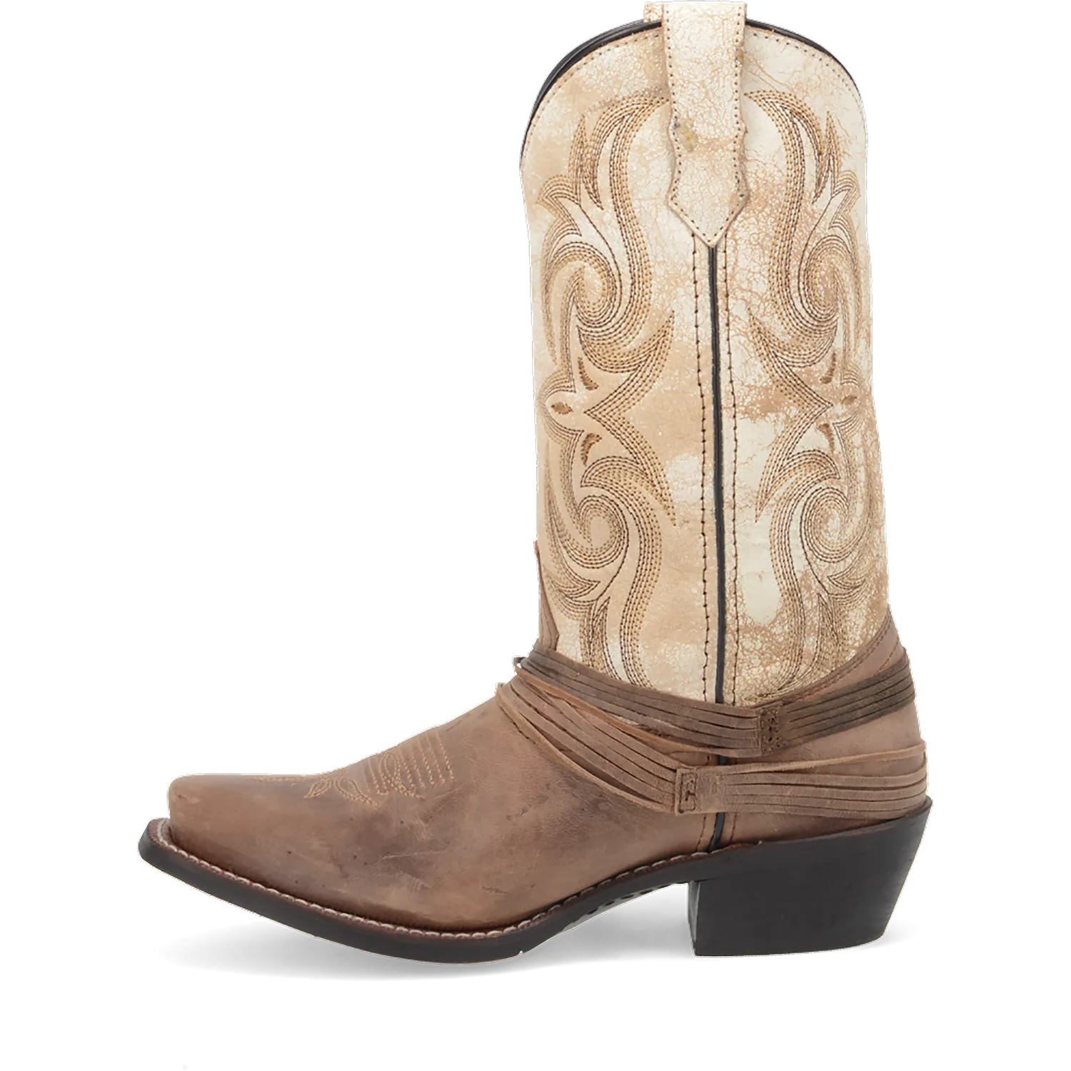 Dan Post Boots Boots Women's Myra Leather Square Toe Boots Sand Color - Laredo Boots