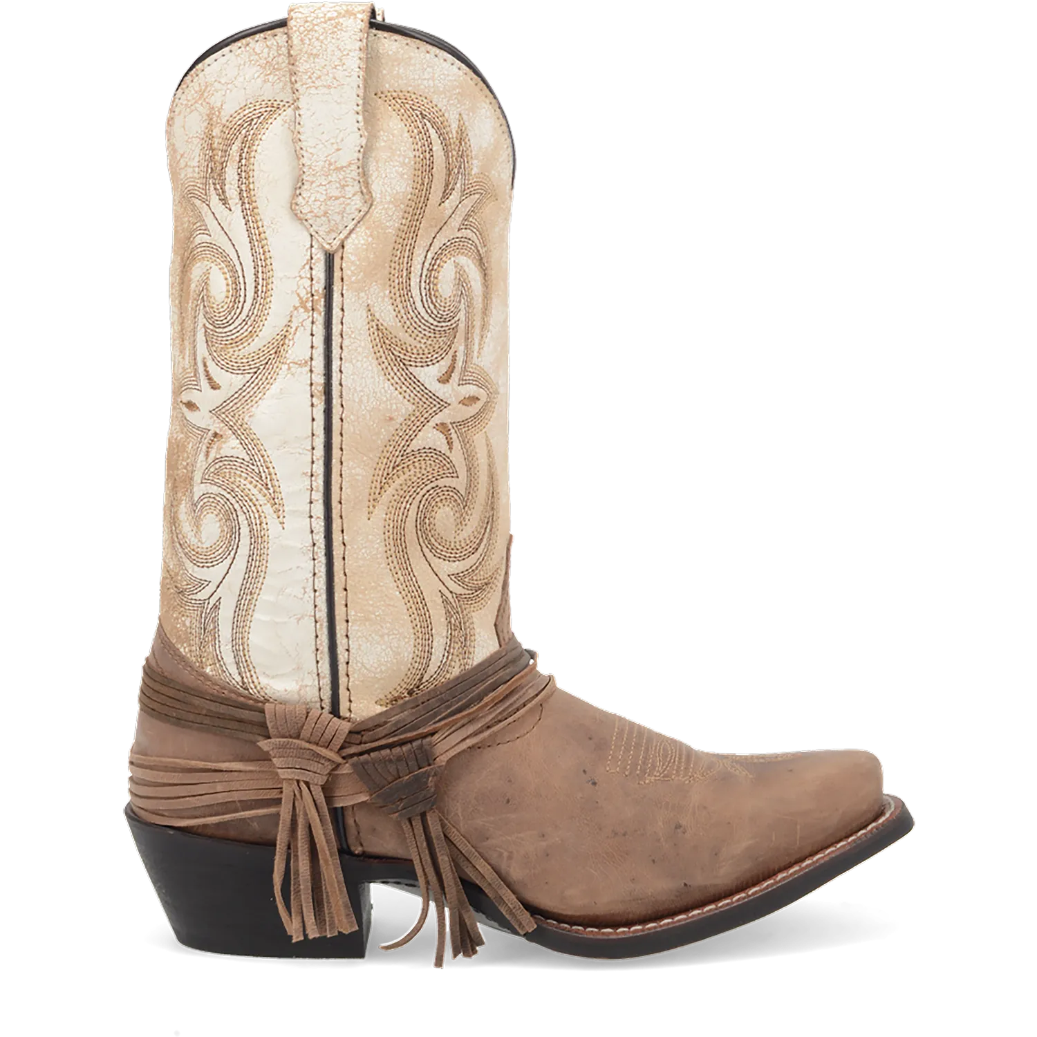 Dan Post Boots Boots Women's Myra Leather Square Toe Boots Sand Color - Laredo Boots