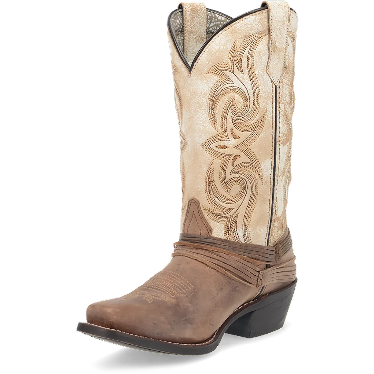 Dan Post Boots Boots Women's Myra Leather Square Toe Boots Sand Color - Laredo Boots
