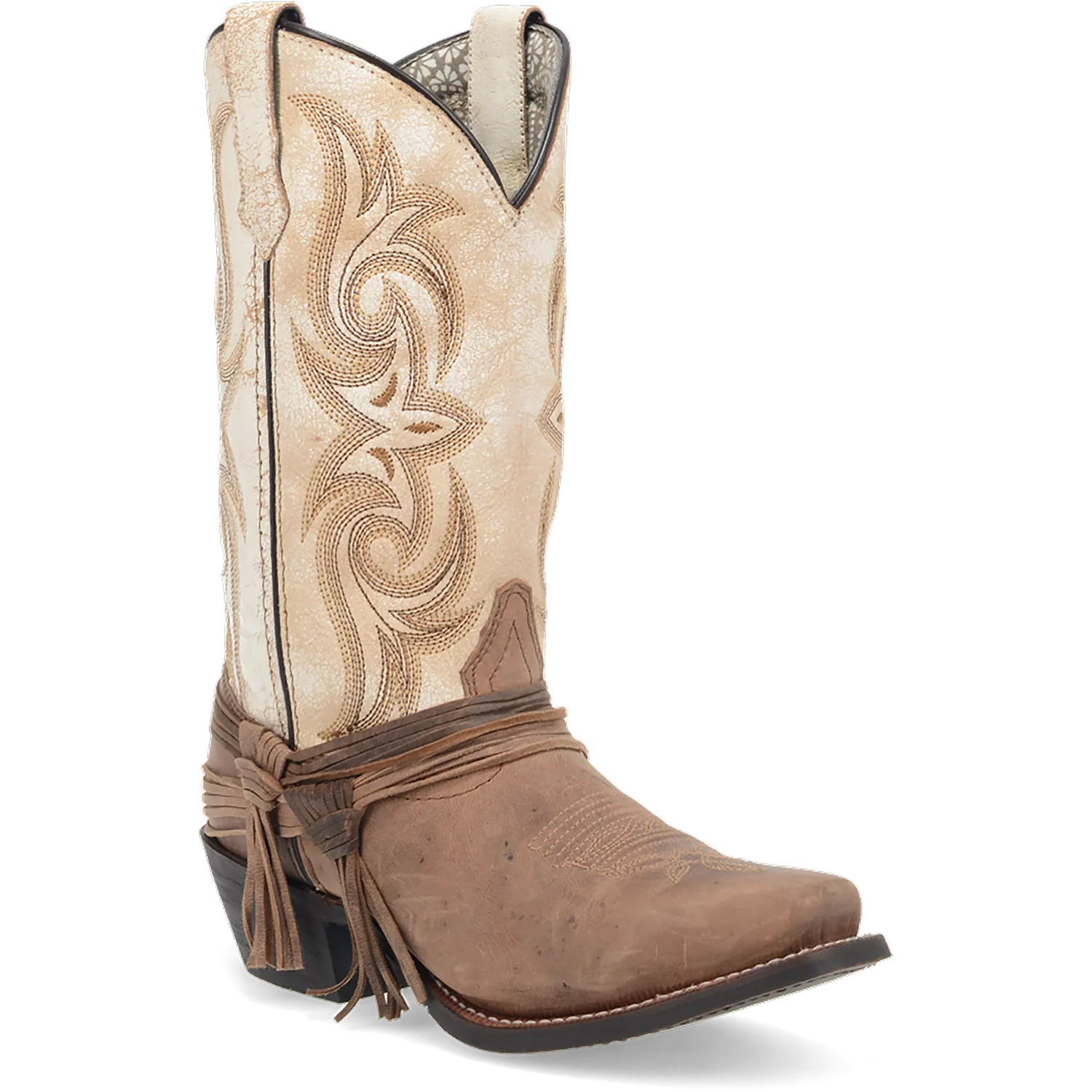 Dan Post Boots Boots Women's Myra Leather Square Toe Boots Sand Color - Laredo Boots
