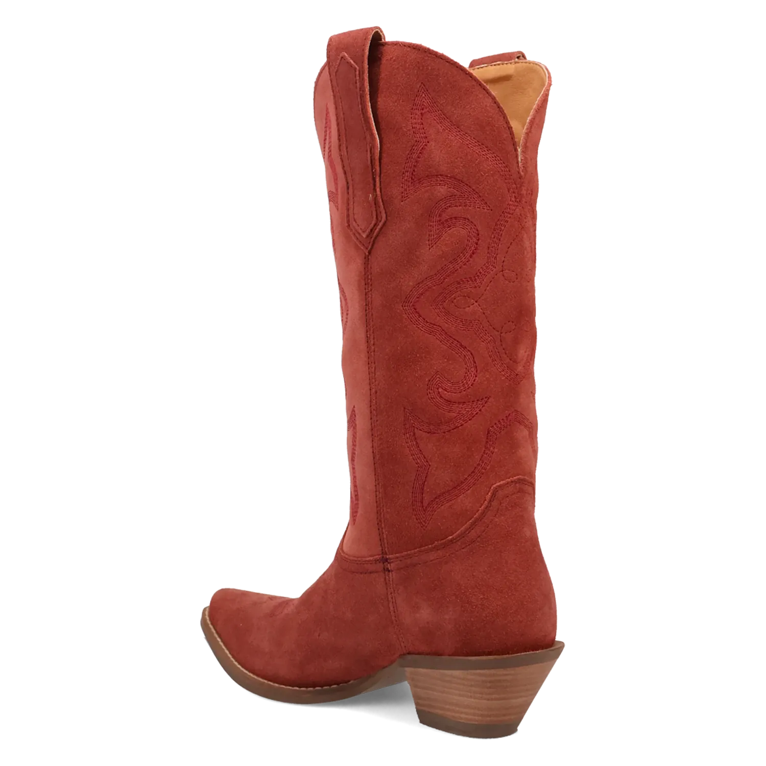 Dan Post Boots Boots Women's Out West Leather Snip Toe Boots Cranberry Color - Dingo