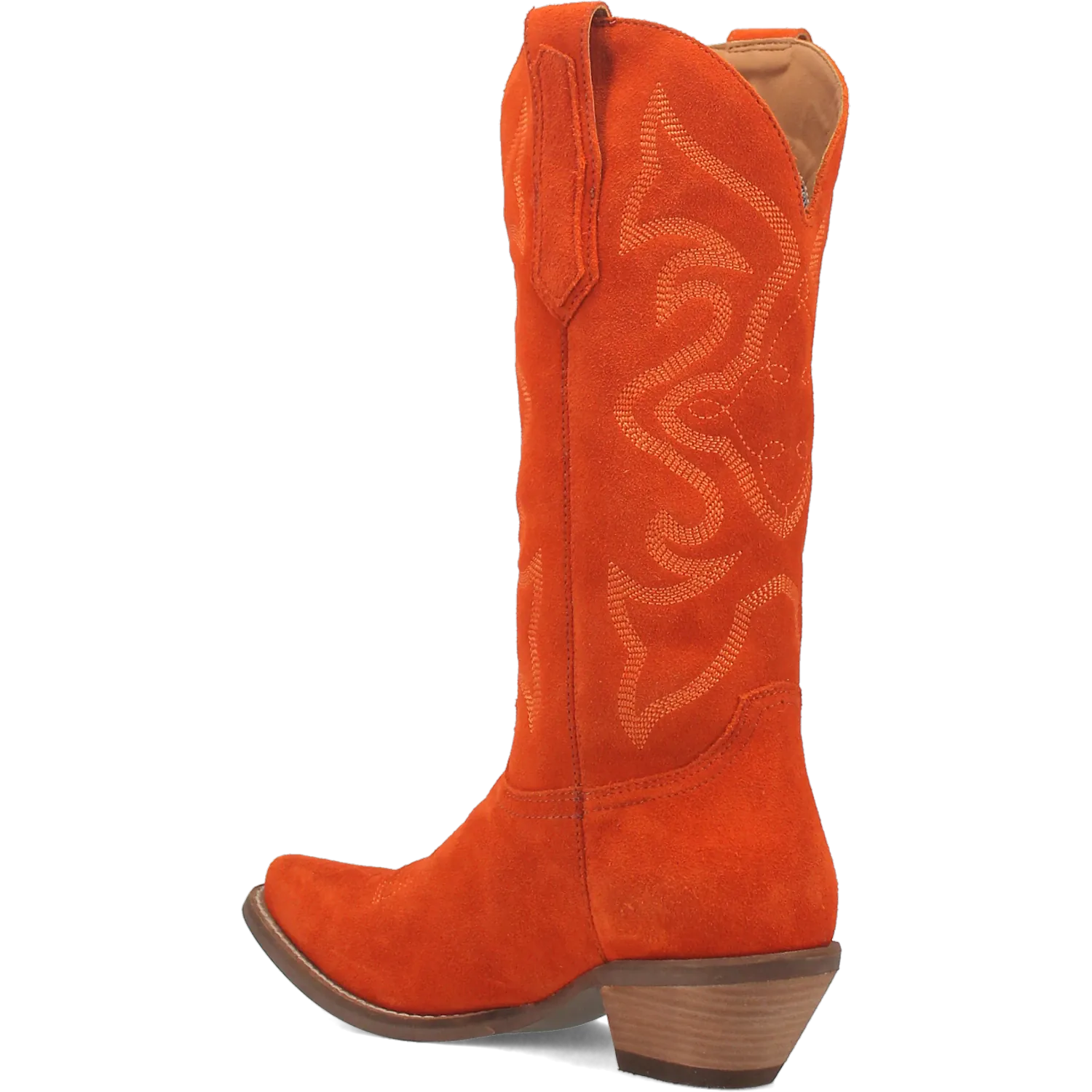Dan Post Boots Boots Women's Out West Leather Snip Toe Boots Orange Color - Dingo