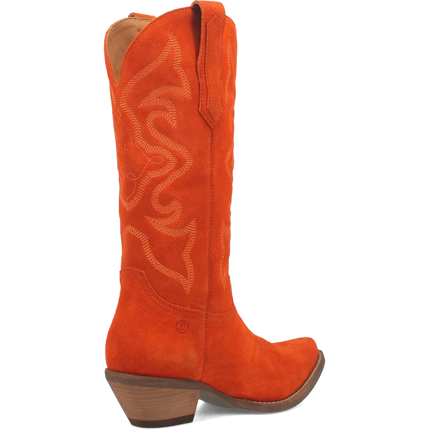 Dan Post Boots Boots Women's Out West Leather Snip Toe Boots Orange Color - Dingo