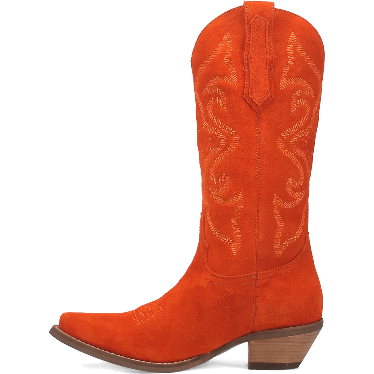 Dan Post Boots Boots Women's Out West Leather Snip Toe Boots Orange Color - Dingo