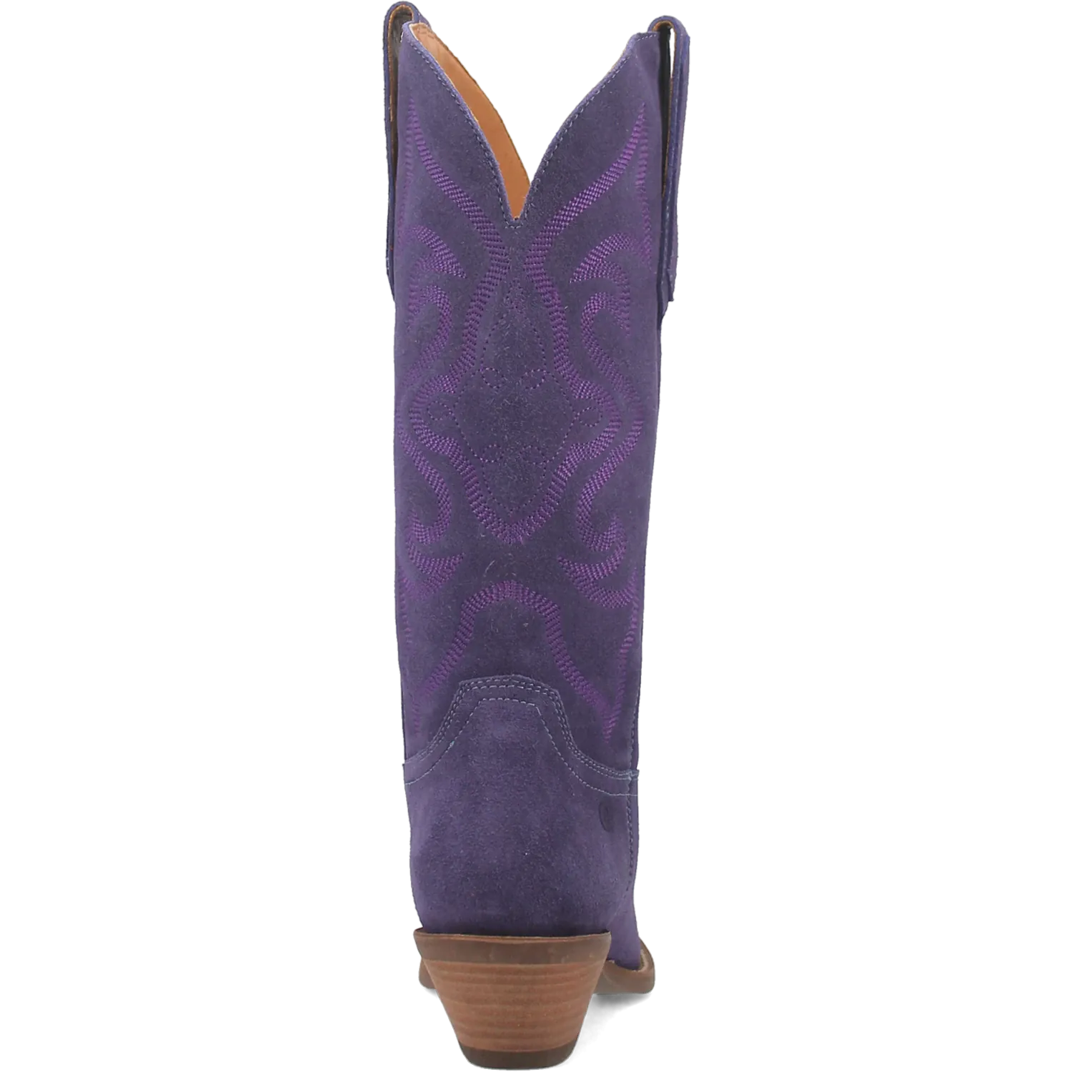 Dan Post Boots Boots Women's Out West Leather Snip Toe Boots Plum Color - Dingo