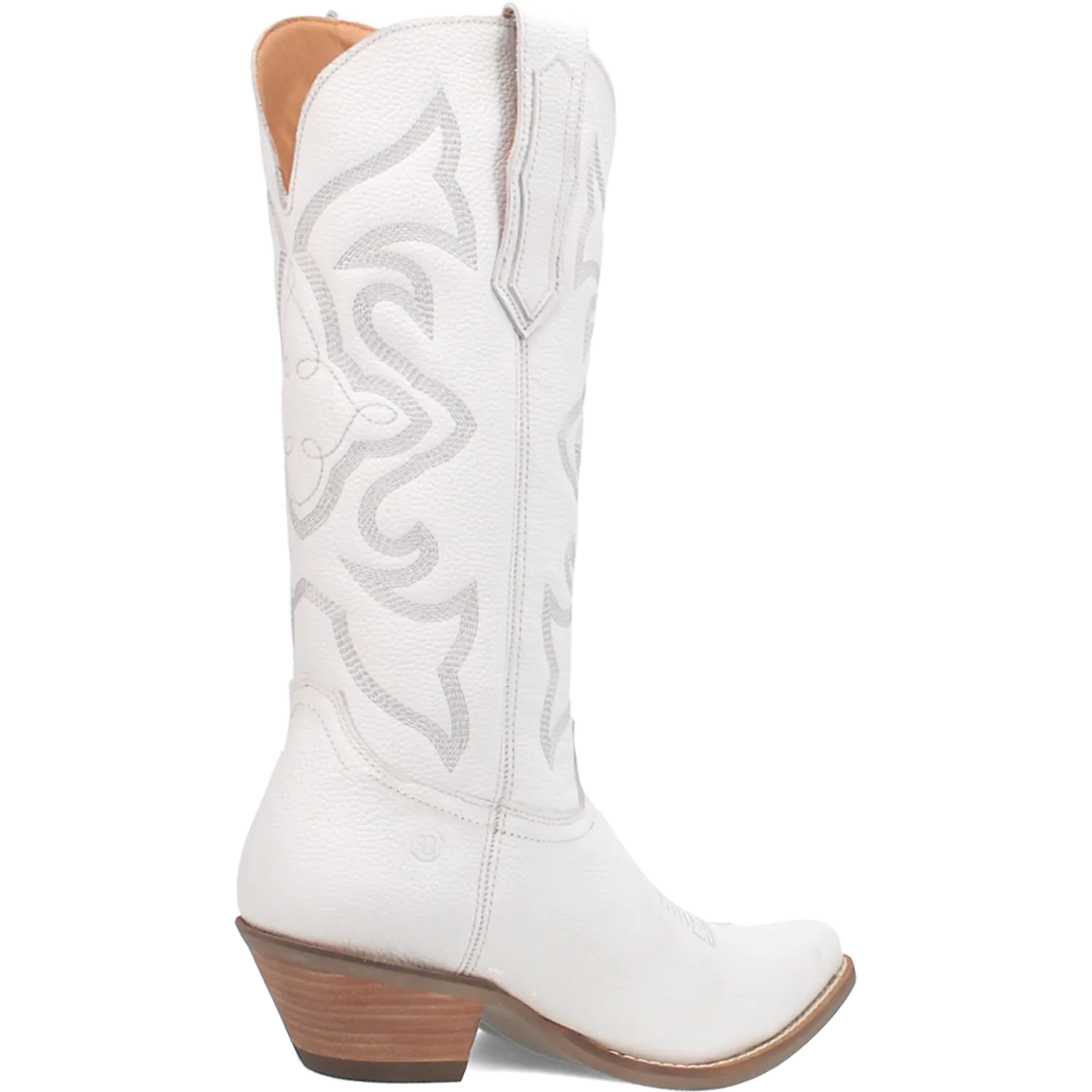 Dan Post Boots Boots Women's Out West Leather Snip Toe Boots White Color - Dingo