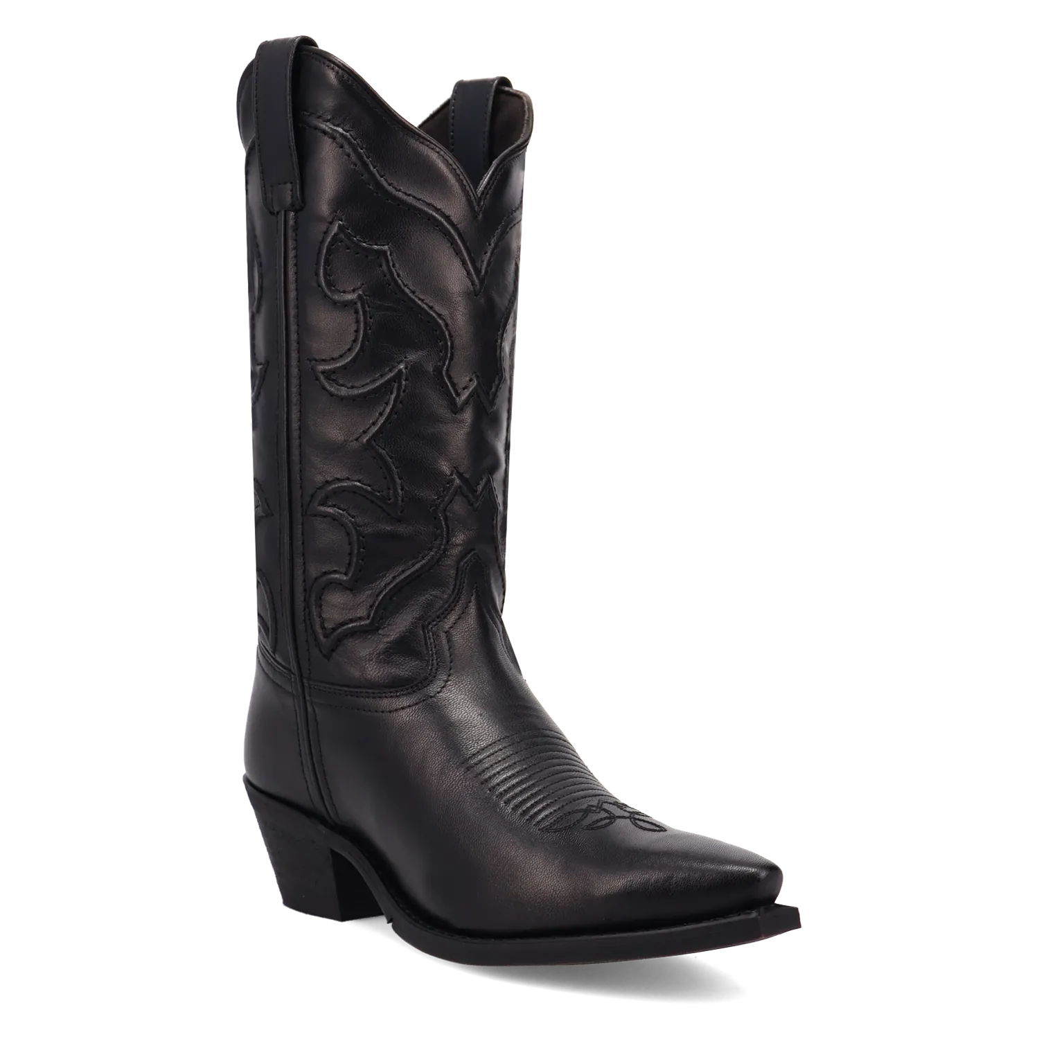 Dan Post Boots Boots Women's Reva Leather Snip Toe Boots Black Color - Laredo Boots
