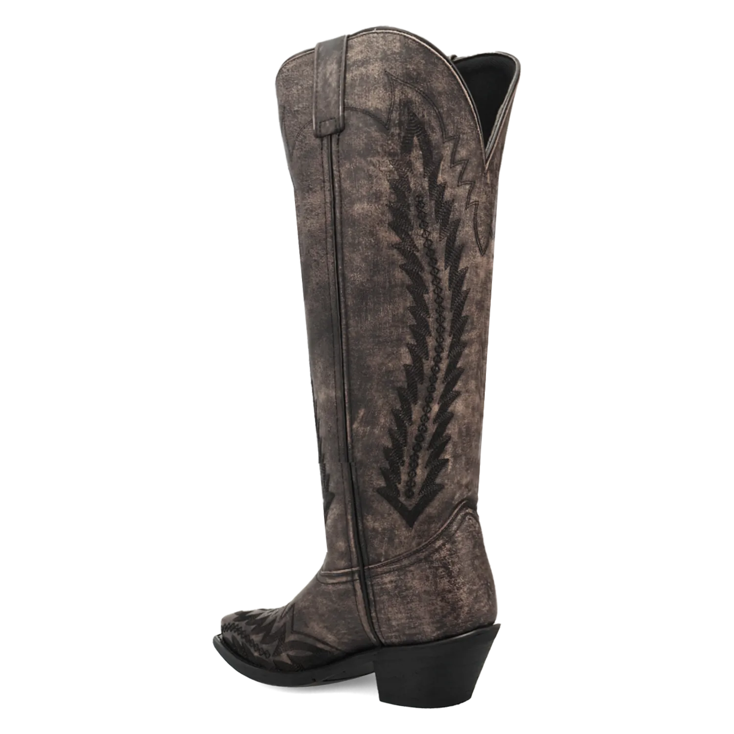 Dan Post Boots Boots Women's Roxelle Wide Calf Leather Tall Boot Black Color - Dan Post Boots