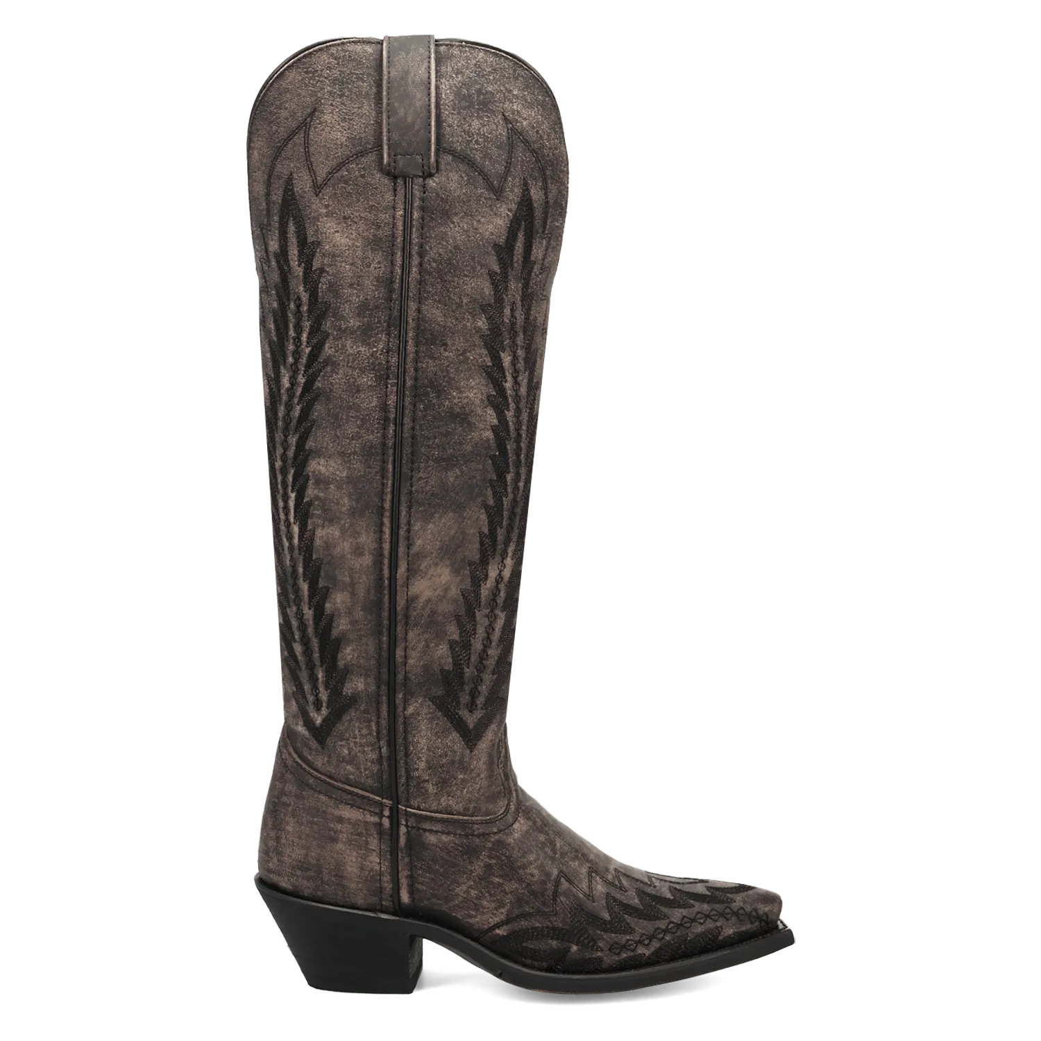Dan Post Boots Boots Women's Roxelle Wide Calf Leather Tall Boot Black Color - Dan Post Boots