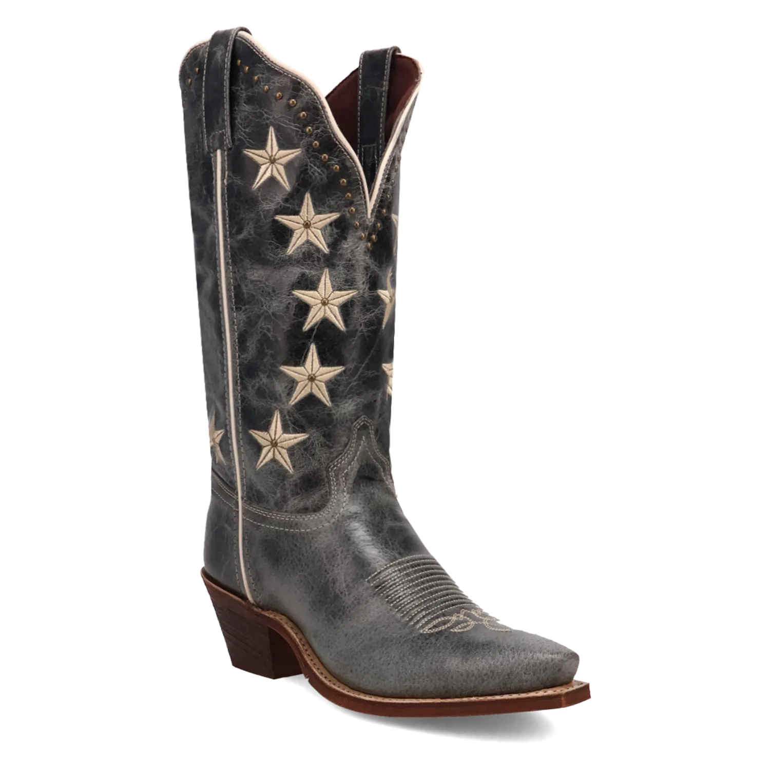 Dan Post Boots Boots Women's Serenade Leather Snip Toe Boots Blue Color - Dan Post Boots