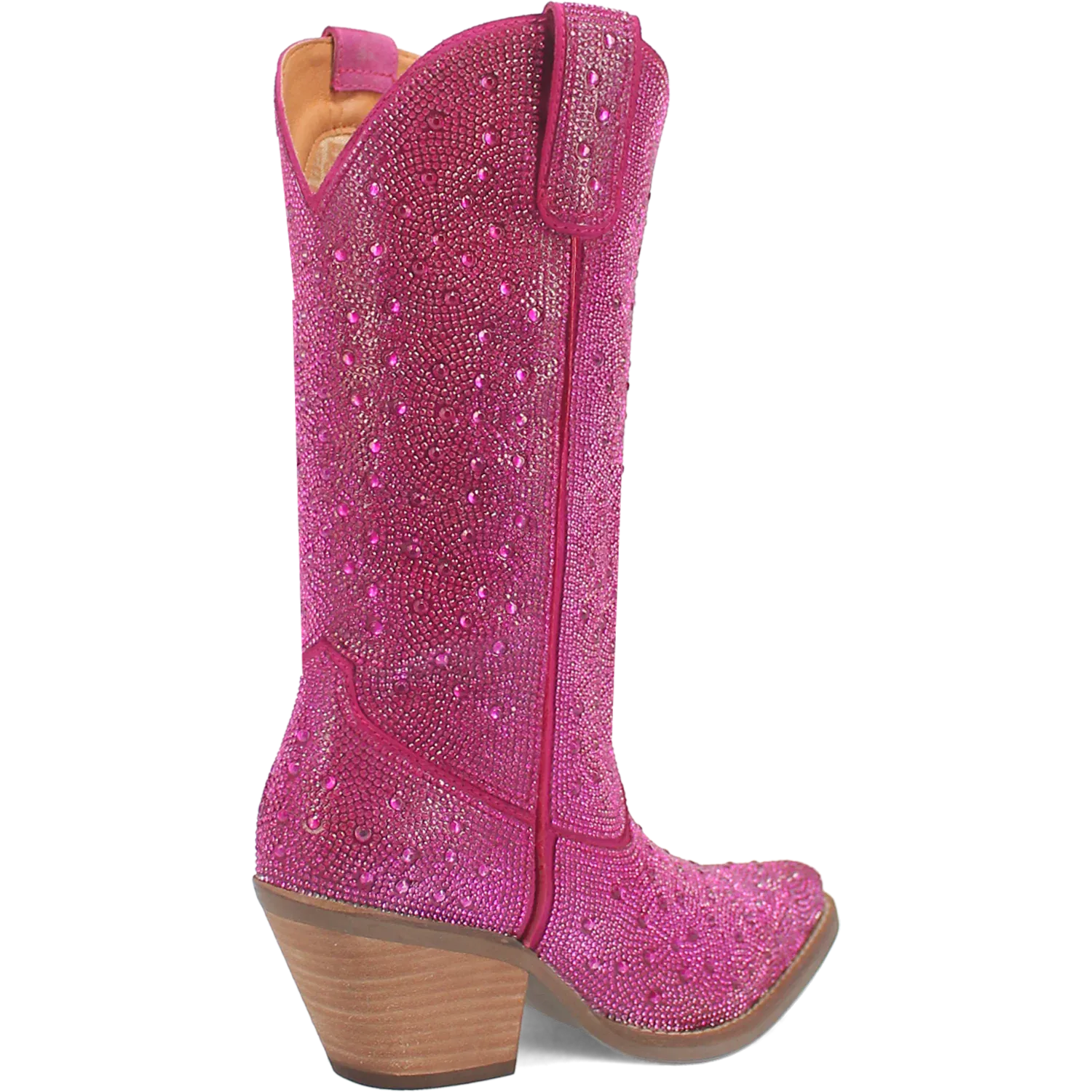 Dan Post Boots Boots Women's Silver Dollar Leather Almond Toe Boots Fuchsia Color - Dingo