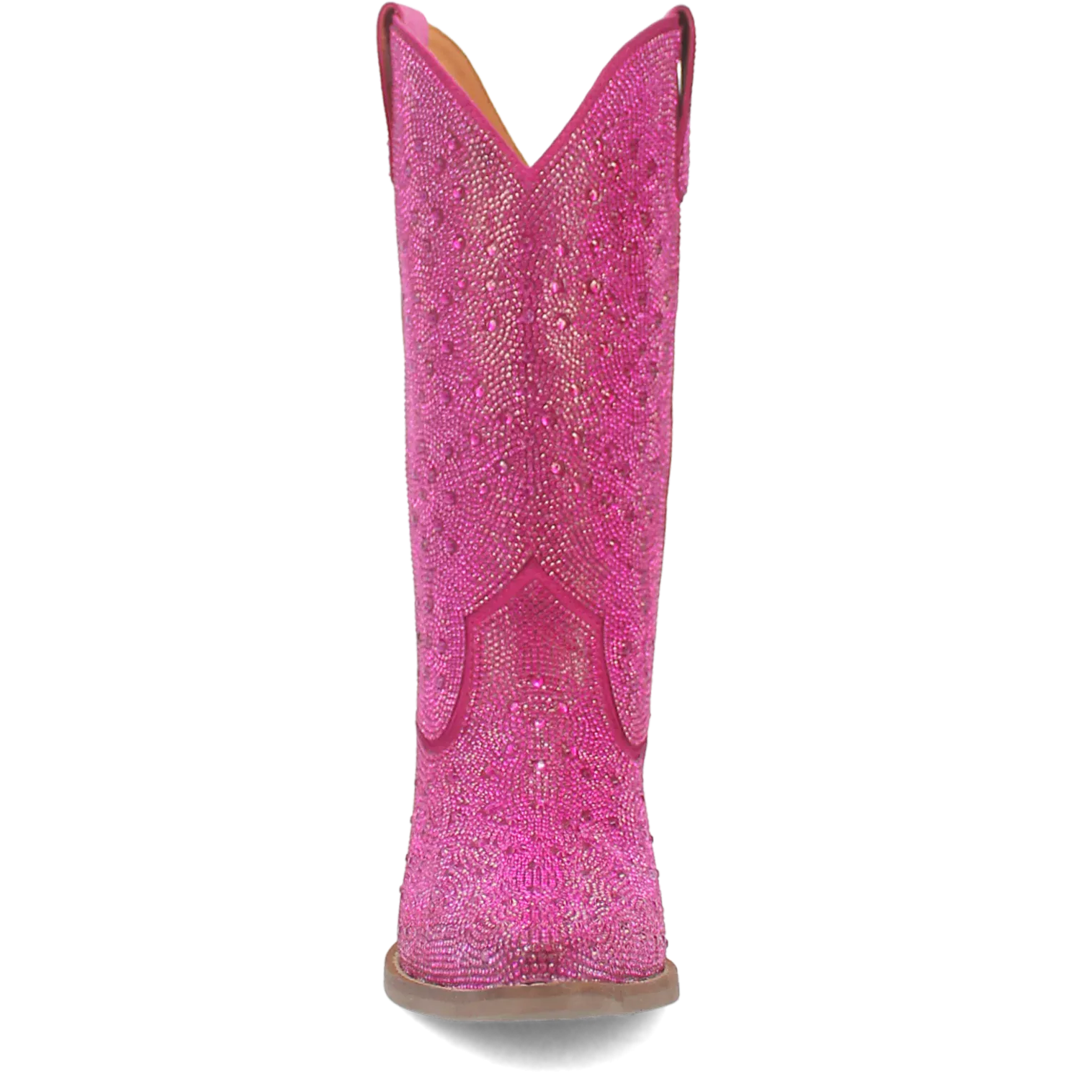 Dan Post Boots Boots Women's Silver Dollar Leather Almond Toe Boots Fuchsia Color - Dingo