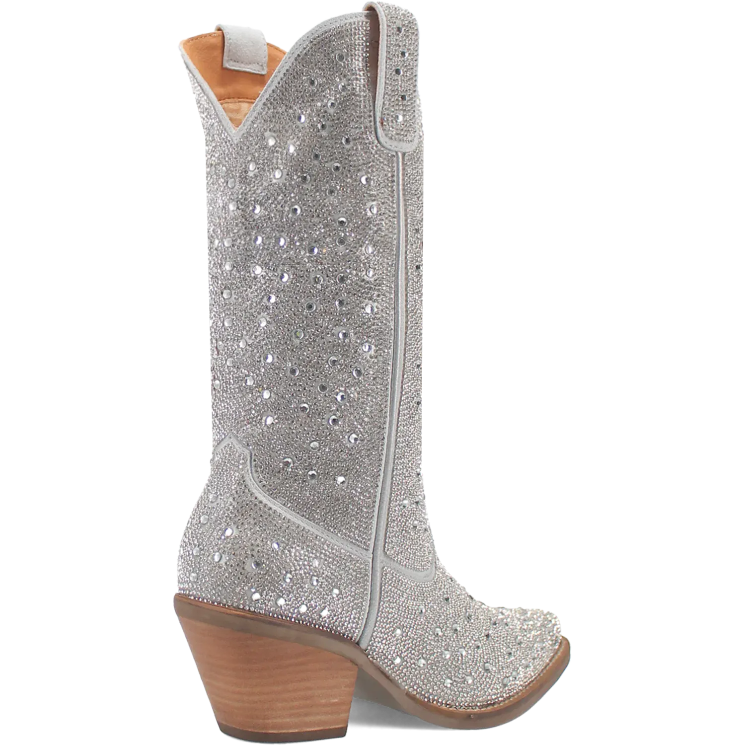 Dan Post Boots Boots Women's Silver Dollar Leather Almond Toe Boots Silver Color - Dingo