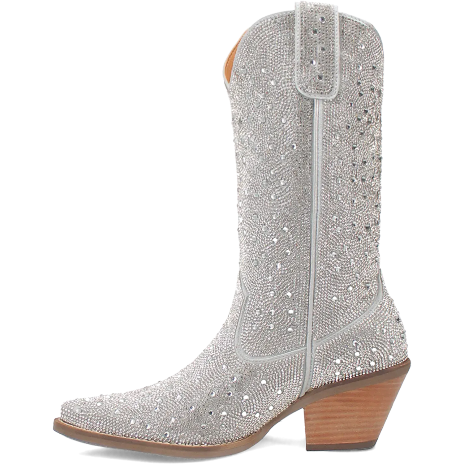 Dan Post Boots Boots Women's Silver Dollar Leather Almond Toe Boots Silver Color - Dingo