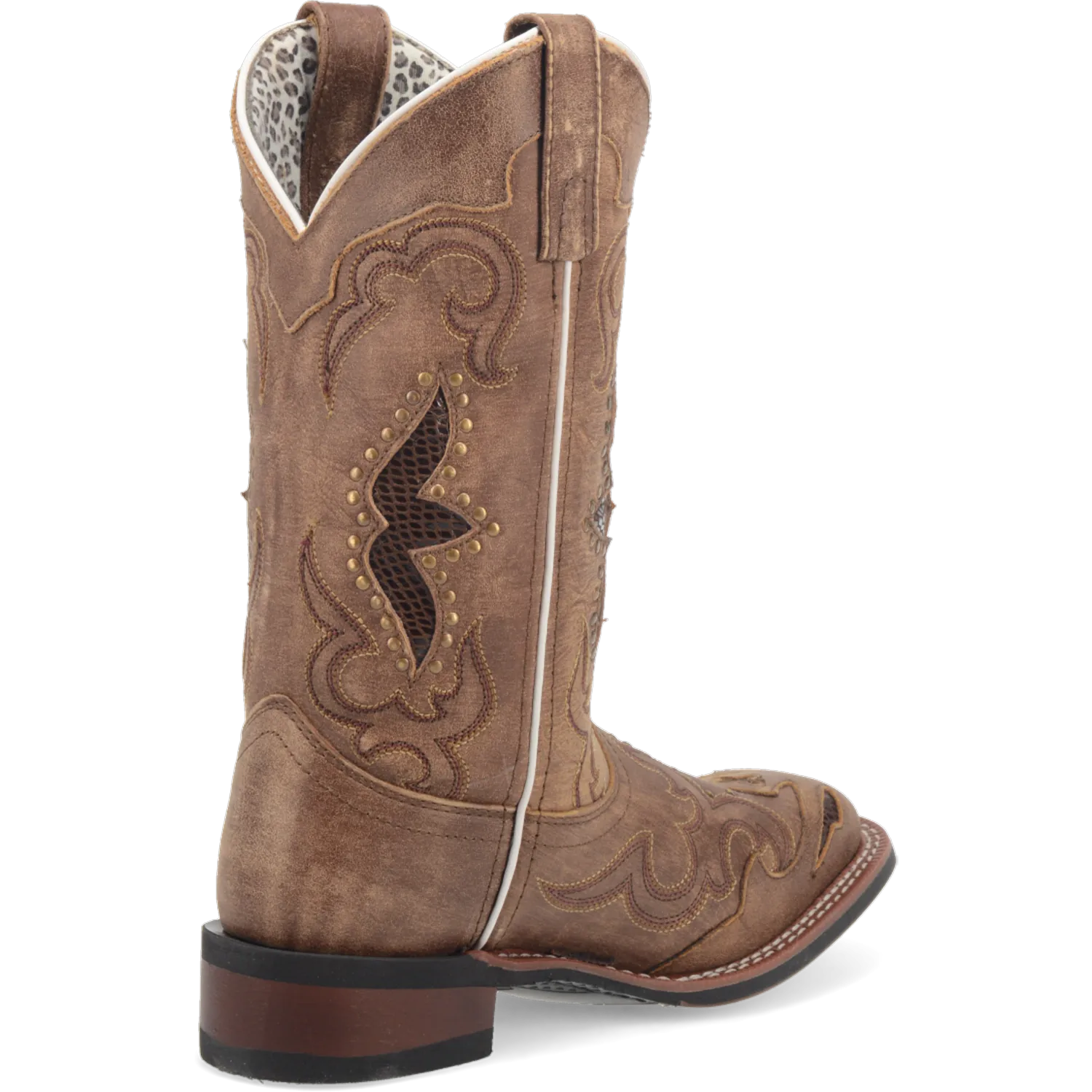 Dan Post Boots Boots Women's Spellbound Leather Wide Square Toe Boots Tan Color - Laredo Boots