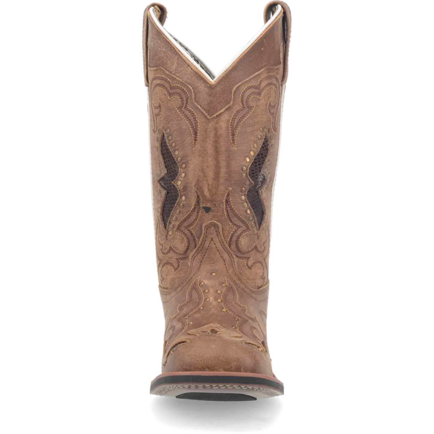 Dan Post Boots Boots Women's Spellbound Leather Wide Square Toe Boots Tan Color - Laredo Boots
