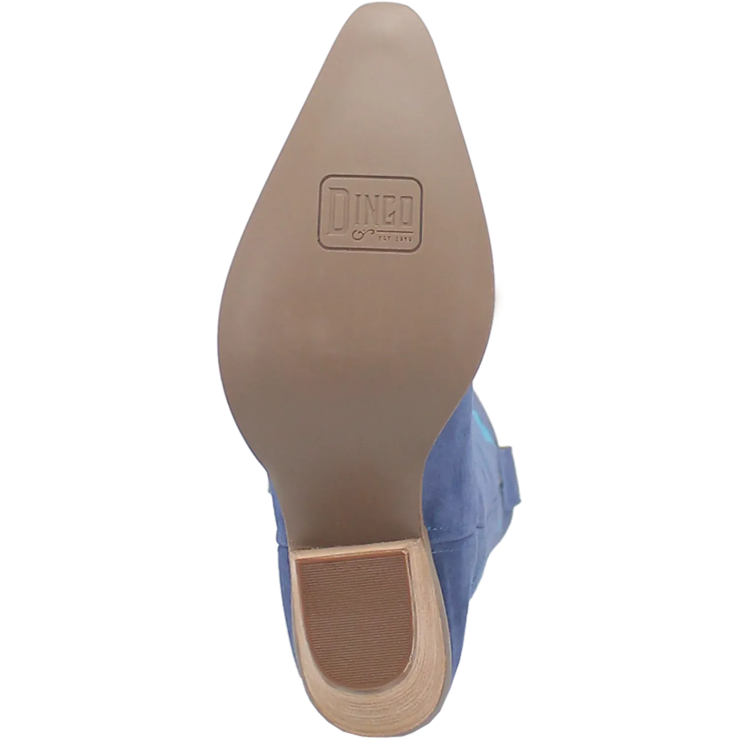 Dan Post Boots Boots Women's Thunder Road Suede Leather Tall Boot Blue Color - Dingo