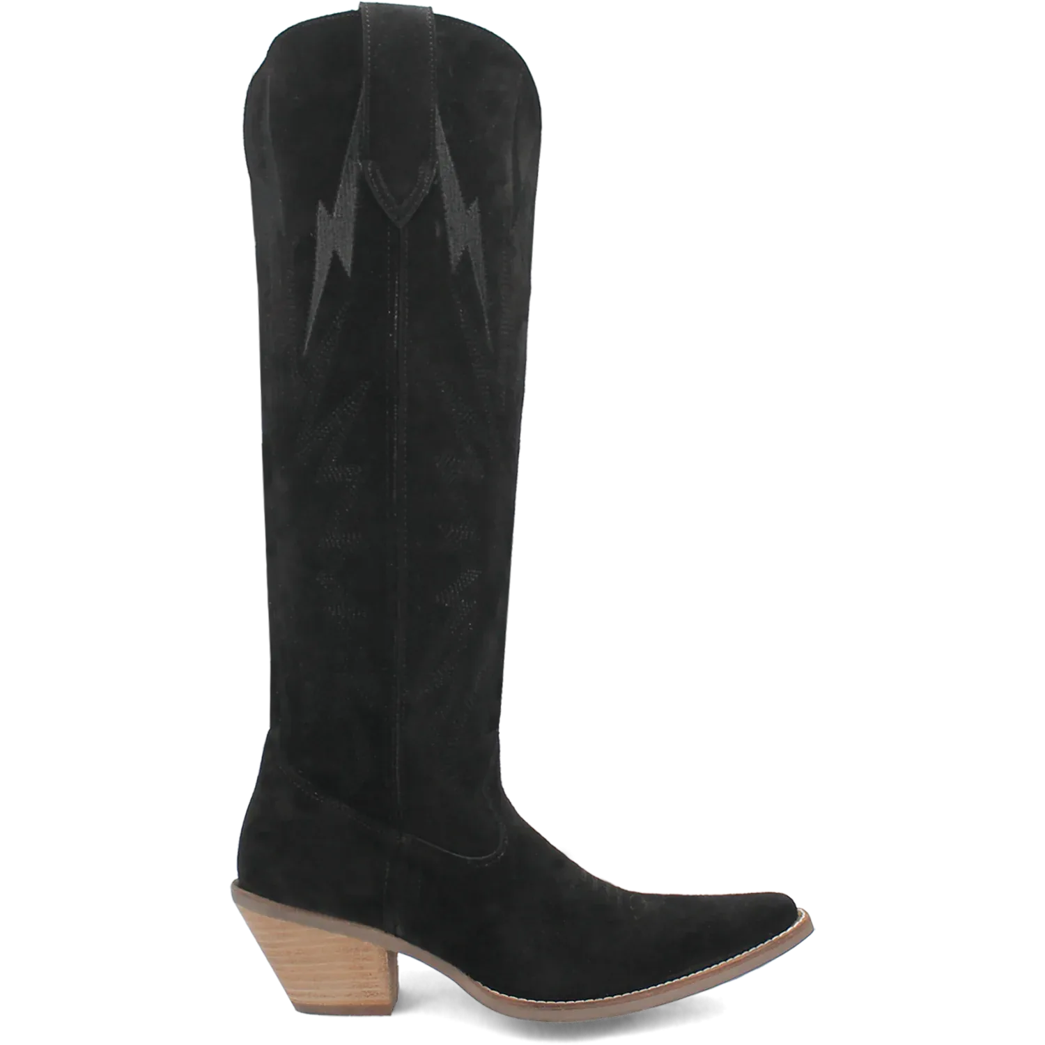 Dan Post Boots Boots Women's Thunder Road Suede Leather Tall Boot Black Color - Dingo