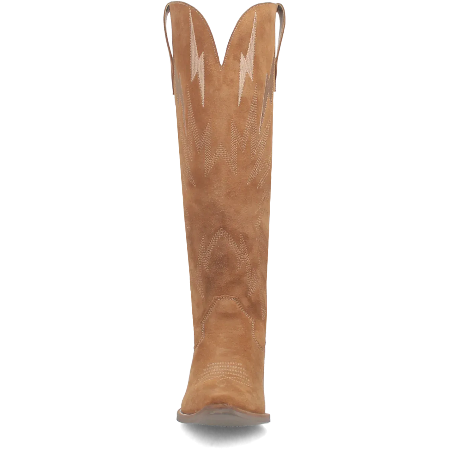 Dan Post Boots Boots Women's Thunder Road Suede Leather Tall Boot Camel Brown Color - Dingo