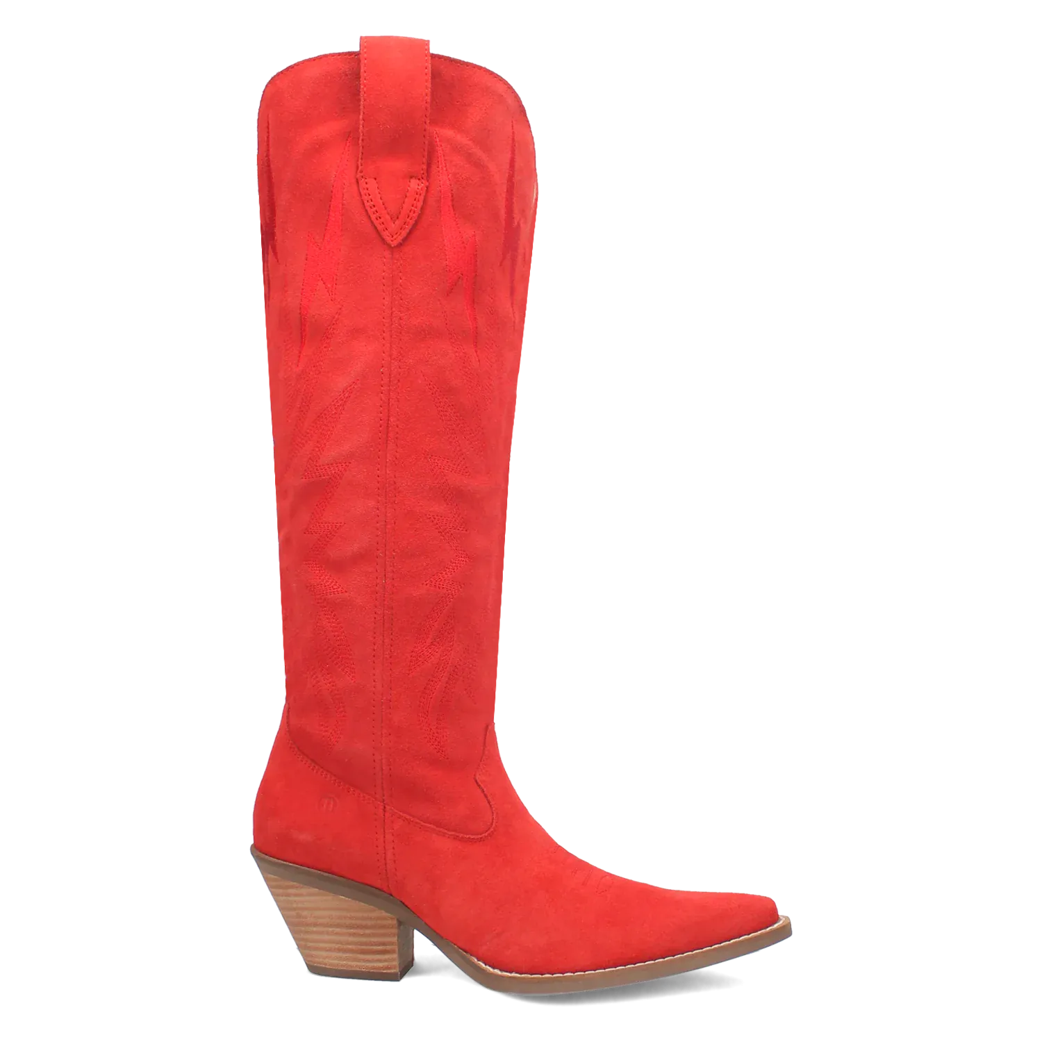 Dan Post Boots Boots Women's Thunder Road Suede Leather Tall Boot Red Color - Dingo