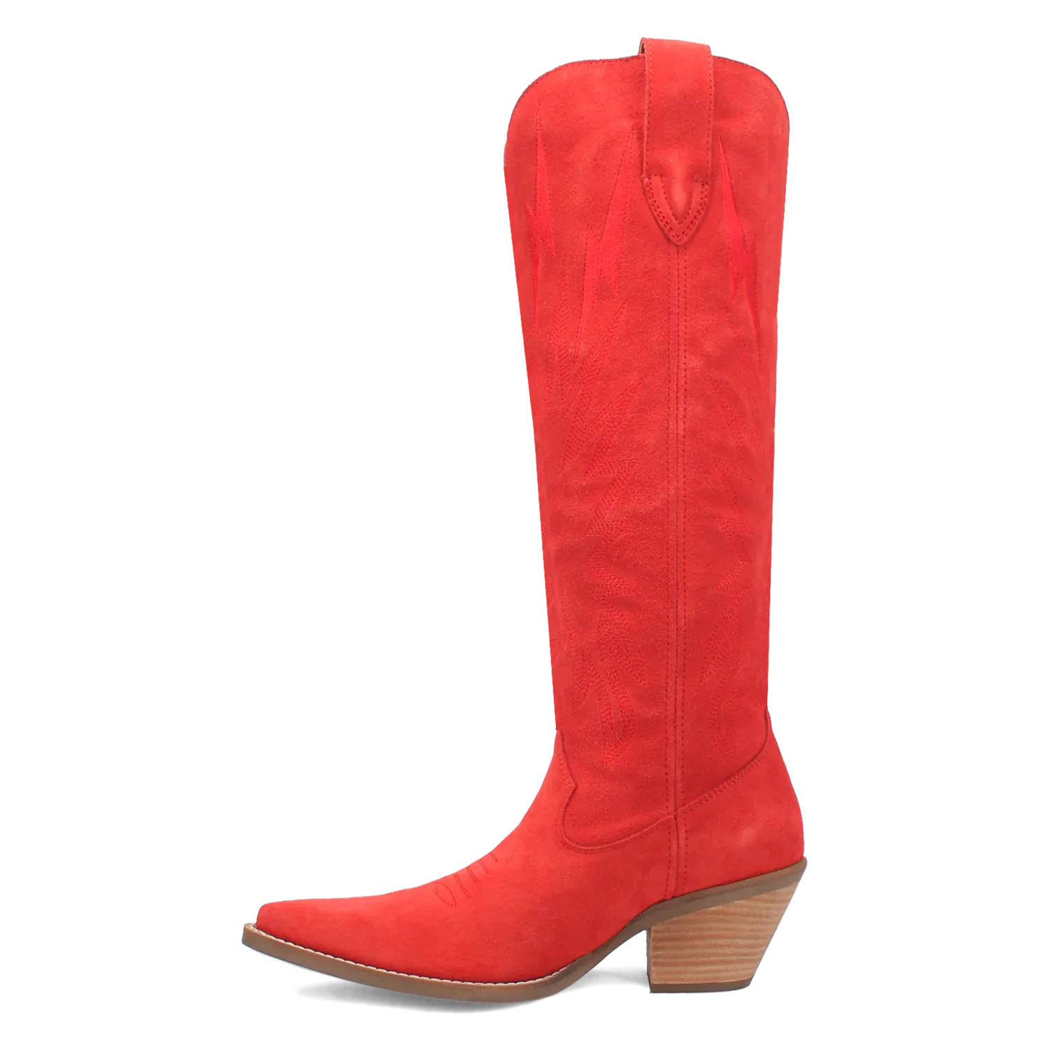 Dan Post Boots Boots Women's Thunder Road Suede Leather Tall Boot Red Color - Dingo