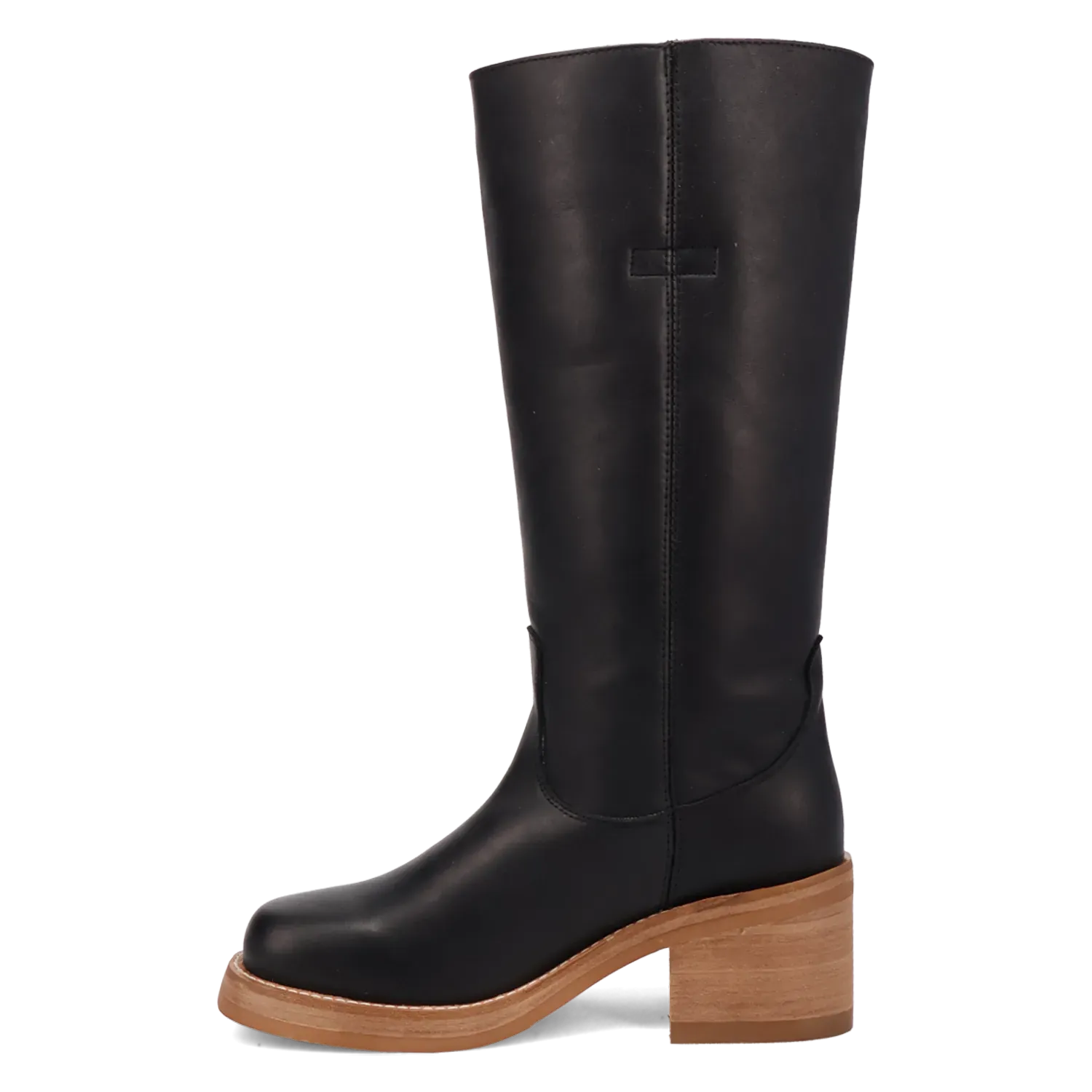 Dan Post Boots Boots Women's Vagabond Leather Round Toe Boots Black Color - Dingo