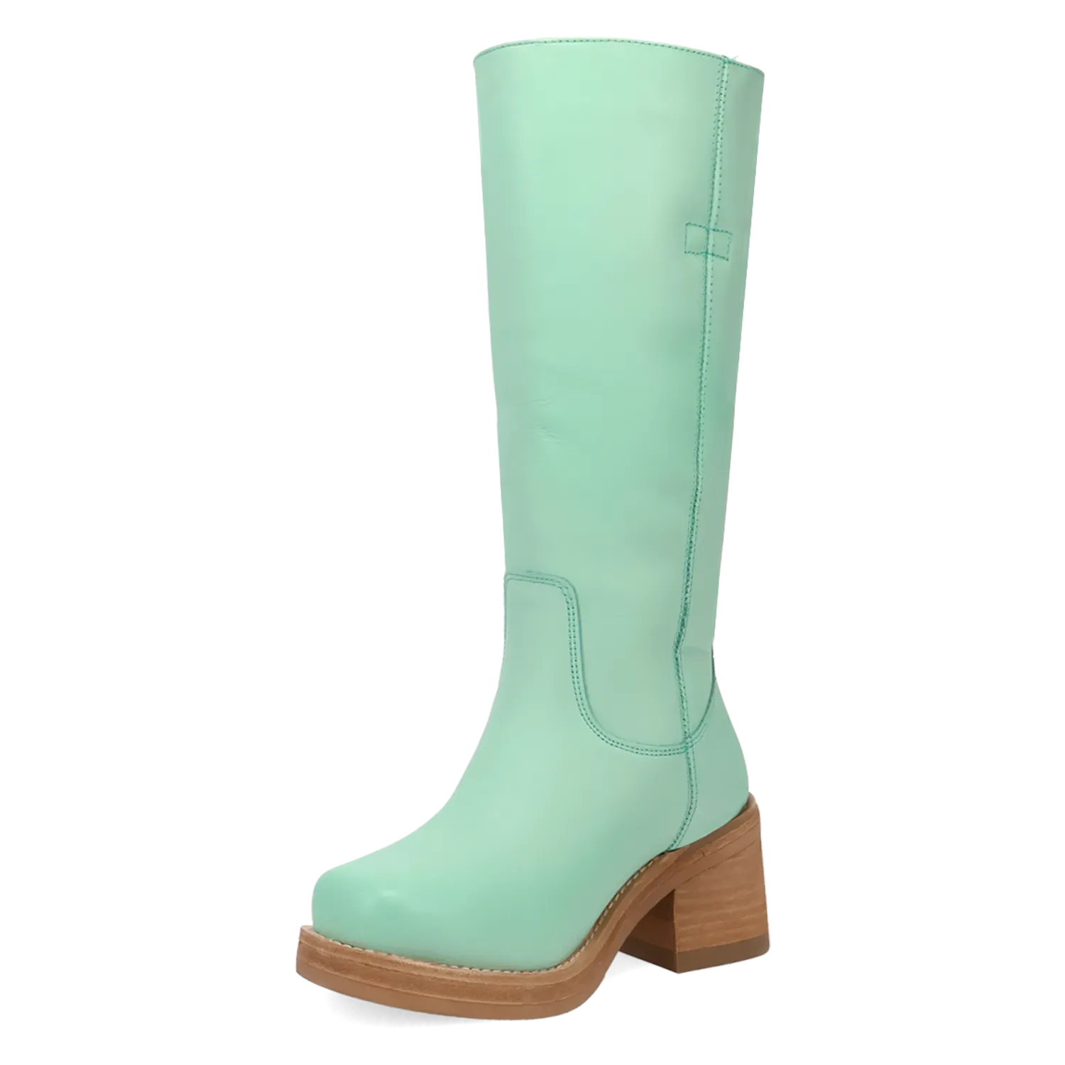 Dan Post Boots Boots Women's Vagabond Leather Round Toe Boots Mint Color - Dingo