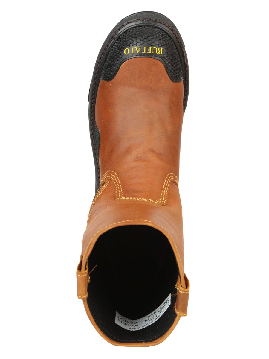 Buffalo & Bull Men’s Work Boots - Honey 123029 - Top View