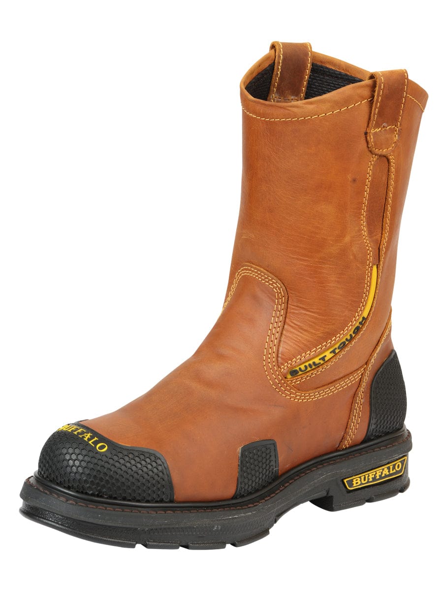 Buffalo & Bull Men’s Work Boots - Honey 123029 - Side View