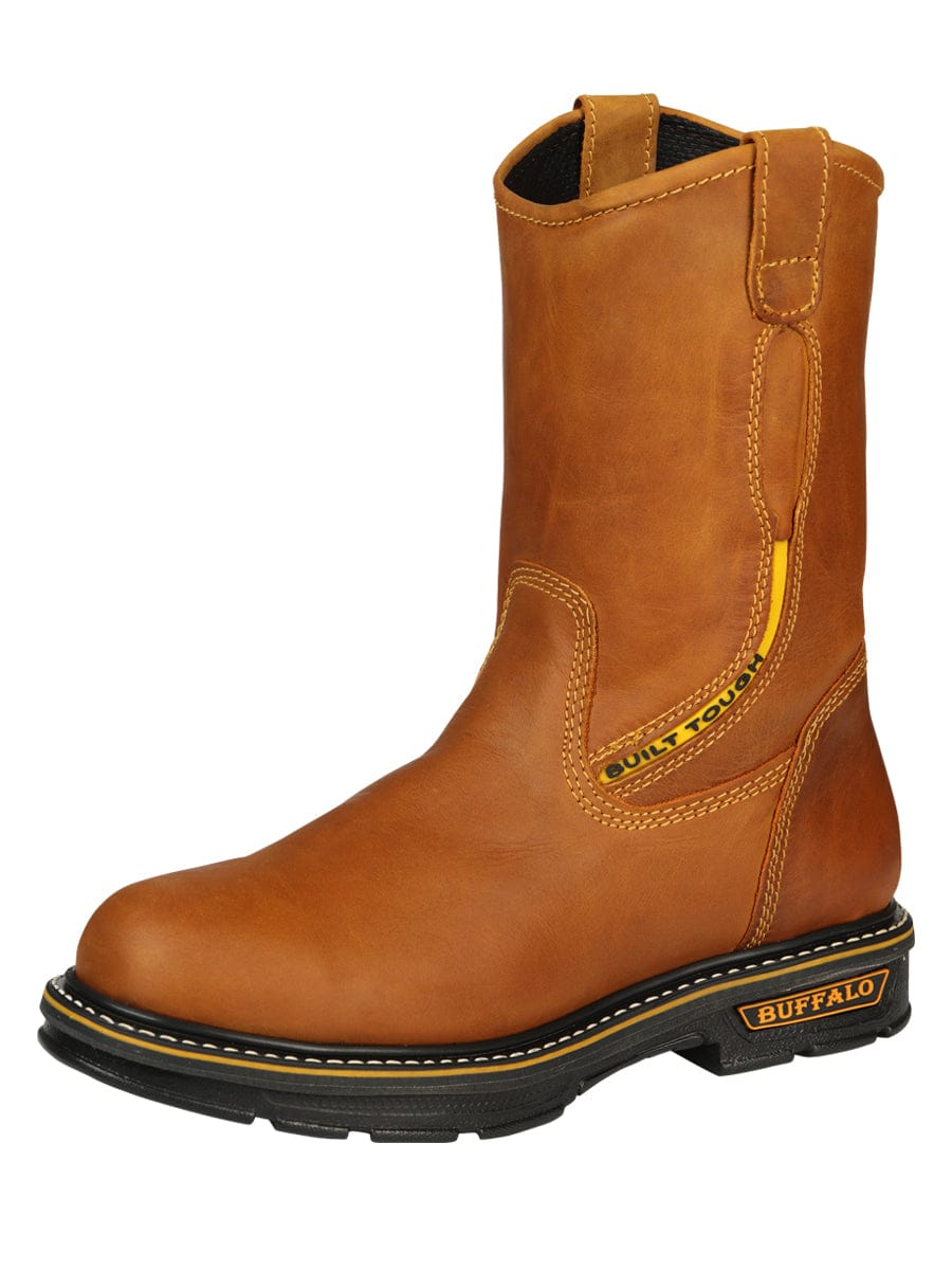 Buffalo & Bull Men’s Work Boots Without Toe Cap - Crazy Miel 45258 - Side View