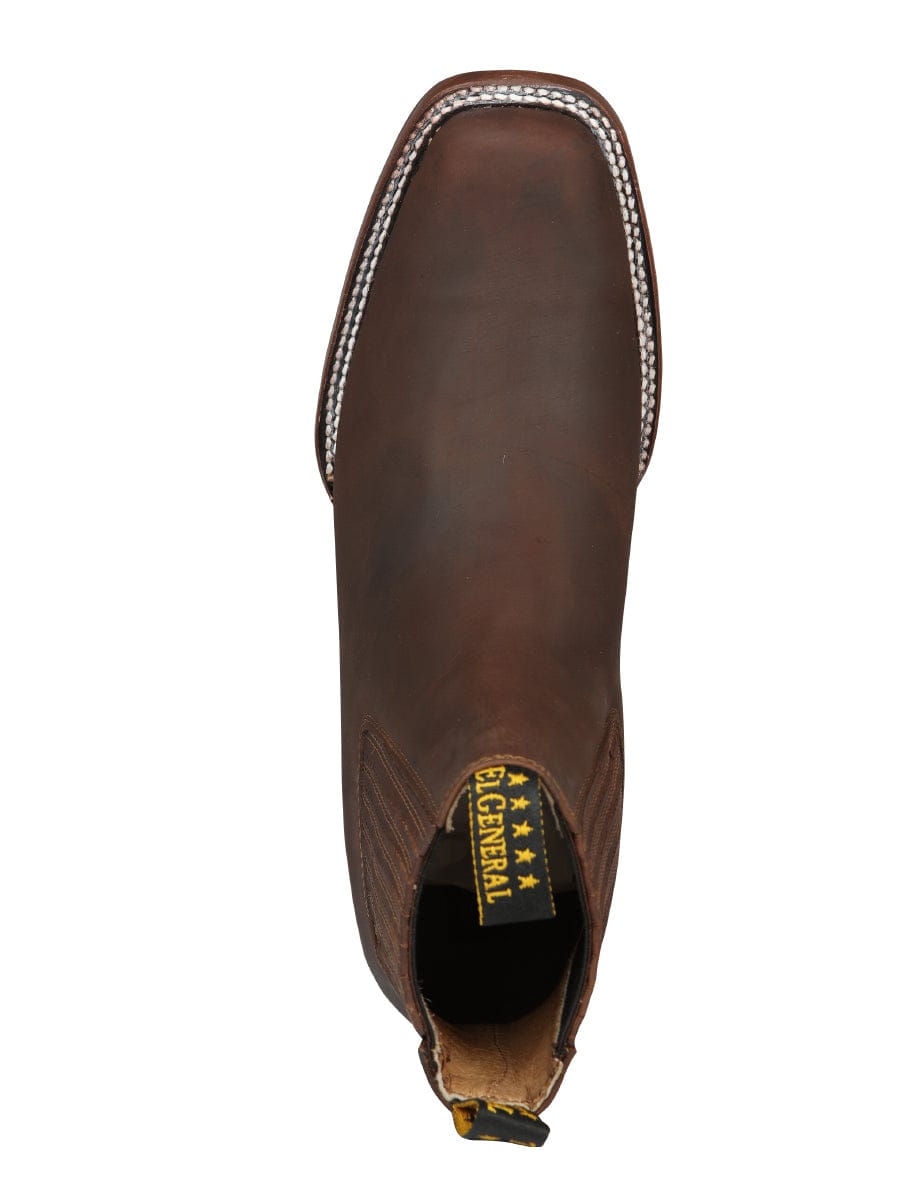 El General Western Wear CABALLERO El General Men’s Ankle Boot - Honey 45004 top view