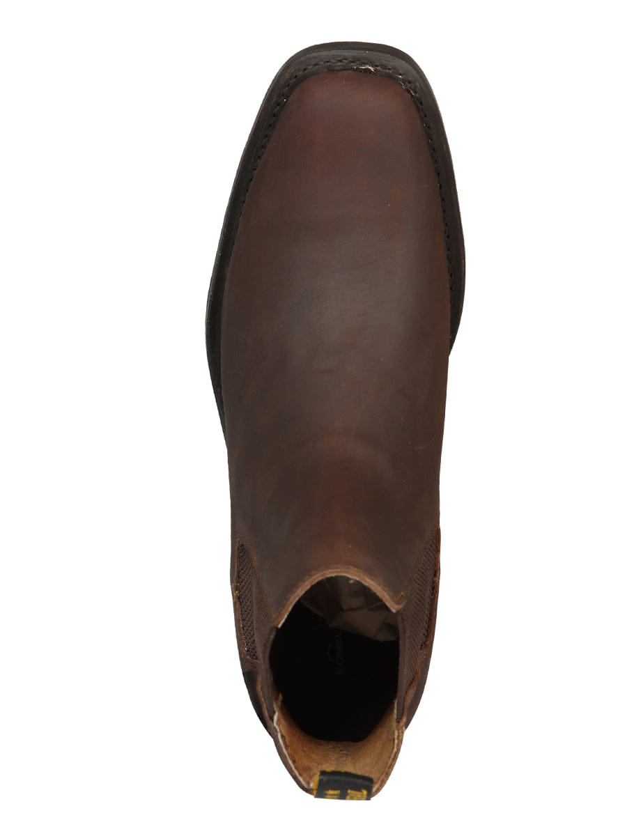 El General Western Wear CABALLERO El General Men’s Ankle Boot - Honey 45005 top view