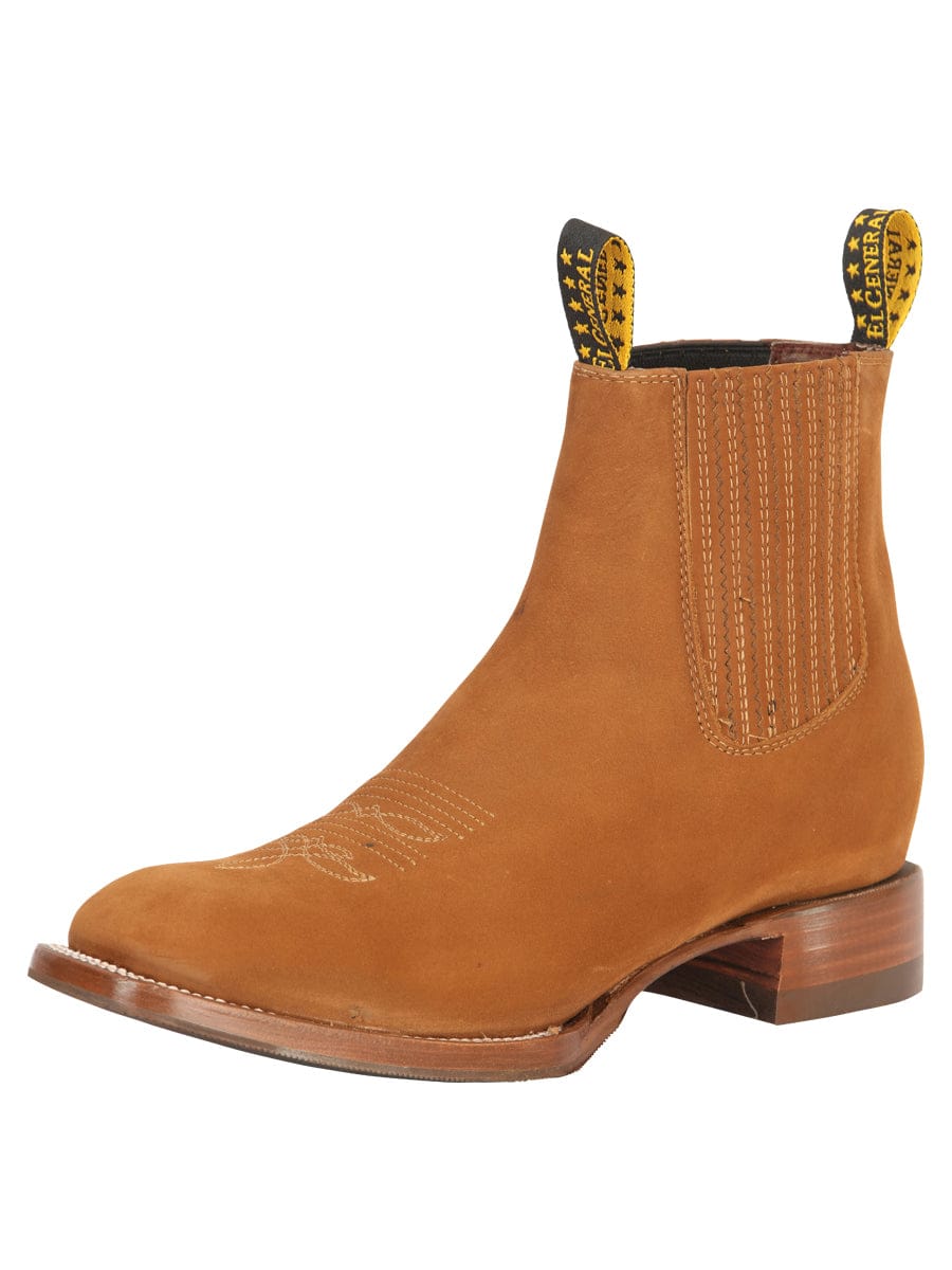 El General Western Wear CABALLERO El General Men’s Ankle Boots - Nobuck Oro Viejo 45337