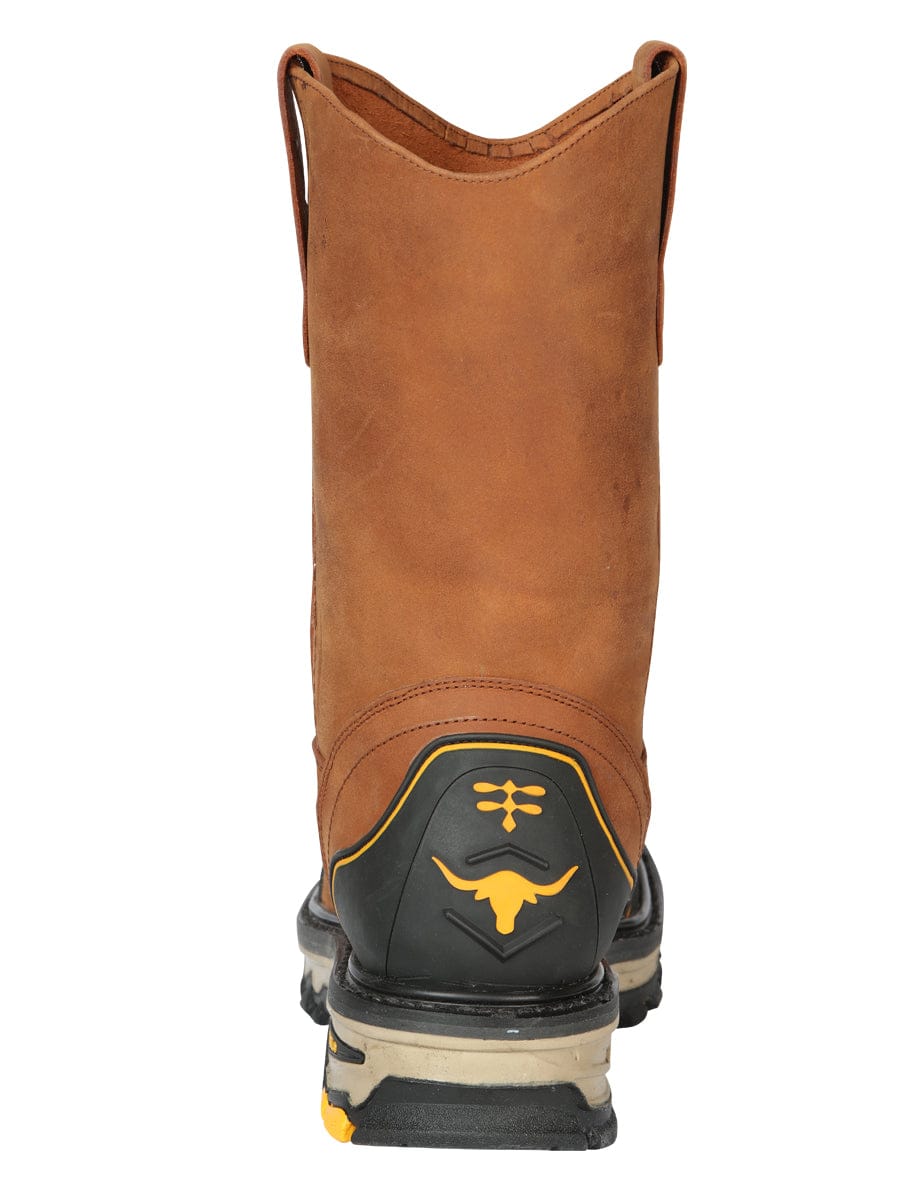 El General Western Wear CABALLERO El General Men’s Work Boot - Crazy Leather - Kansas 44689