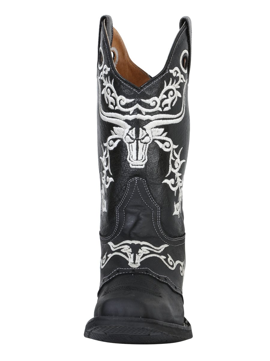 El General Rodeo Boot - Crazy Black 34313 - Front View