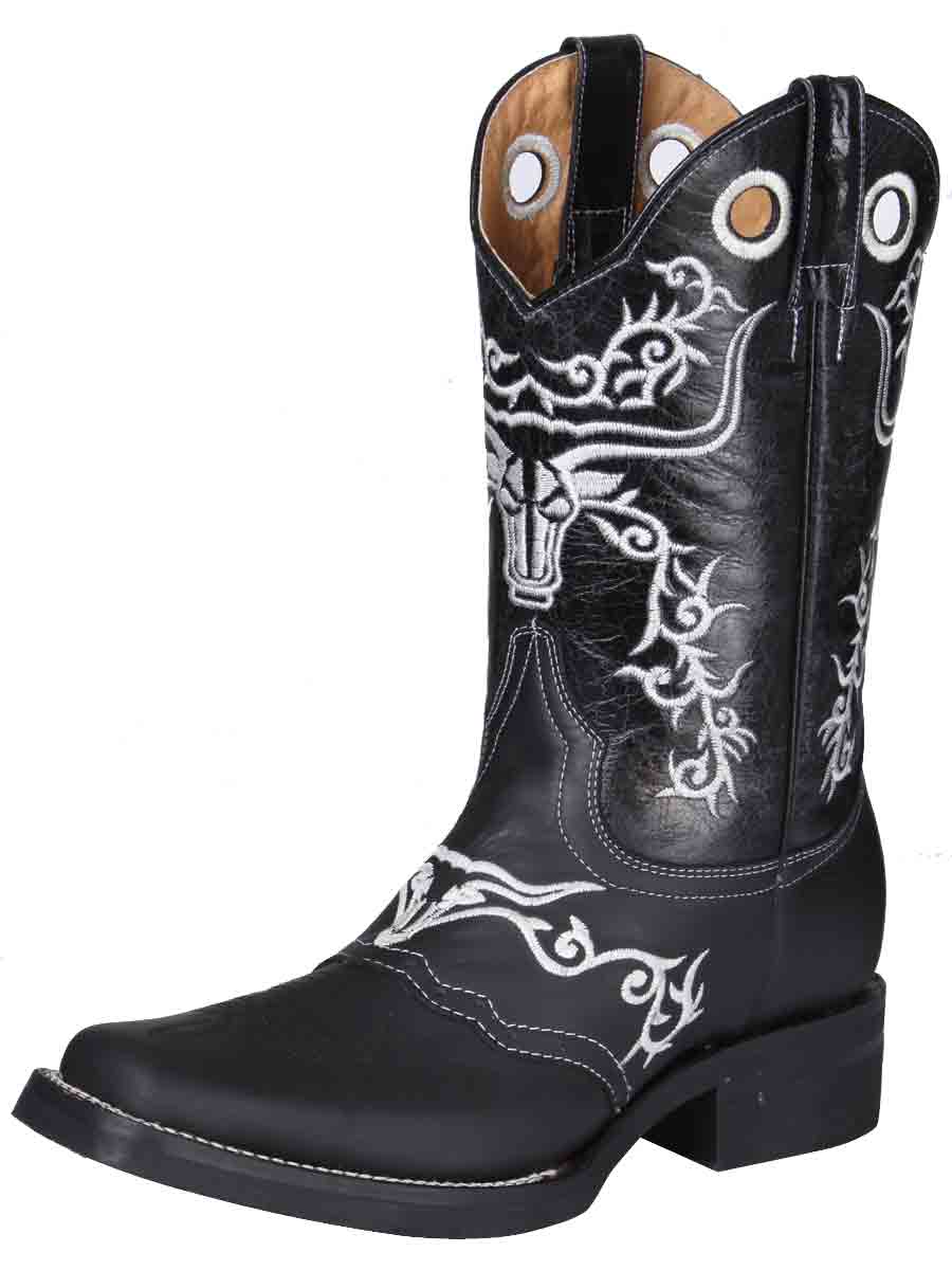 El General Rodeo Boot - Crazy Black 34313 - Side View