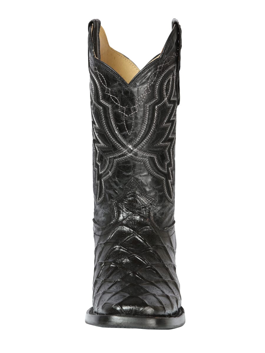 El General Rodeo Boot - Printed Pirarucu Black 44663 - Front View