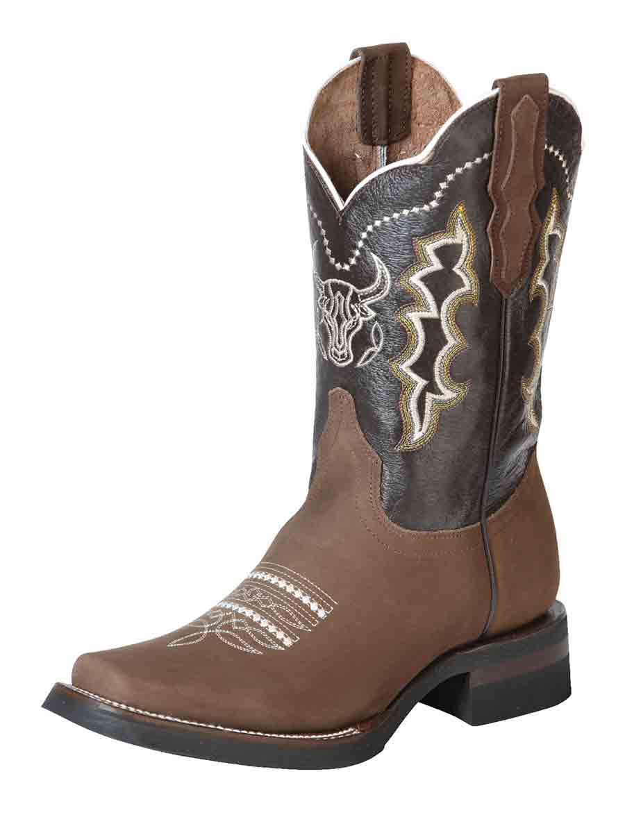 El General Rodeo Boot - Nobuck Camel 51113 - Side View