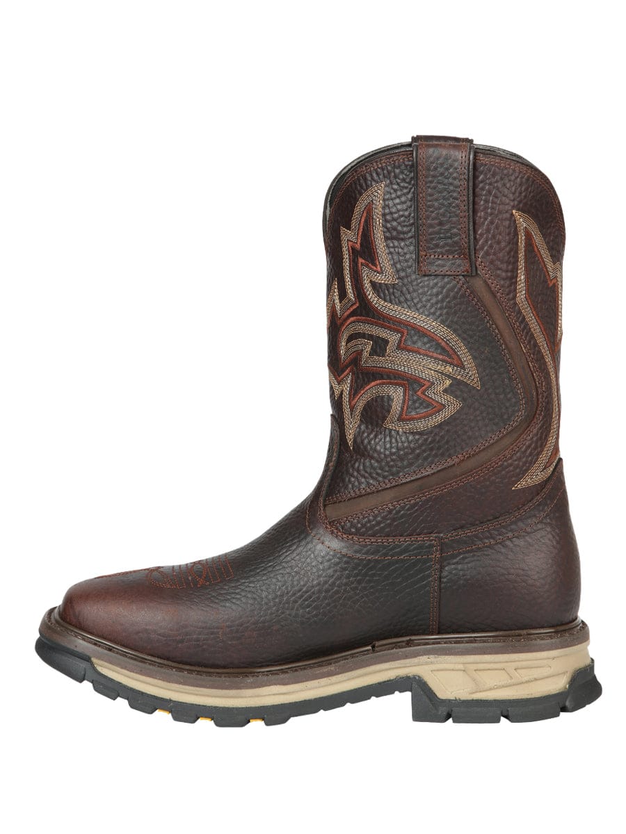 El General Rodeo Work Boot - Bull Fight Brown 44692 - Left Side View