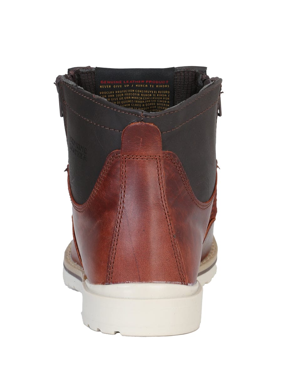 ProCliff Protection Women's Lace Up Work Boot- Wine 35205 - Back View