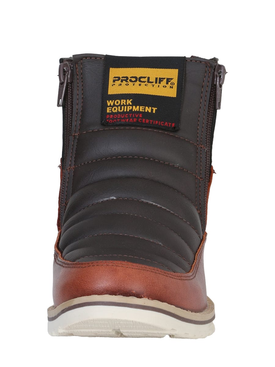 ProCliff Protection Women's Lace Up Work Boot- Wine 35205 - Front View