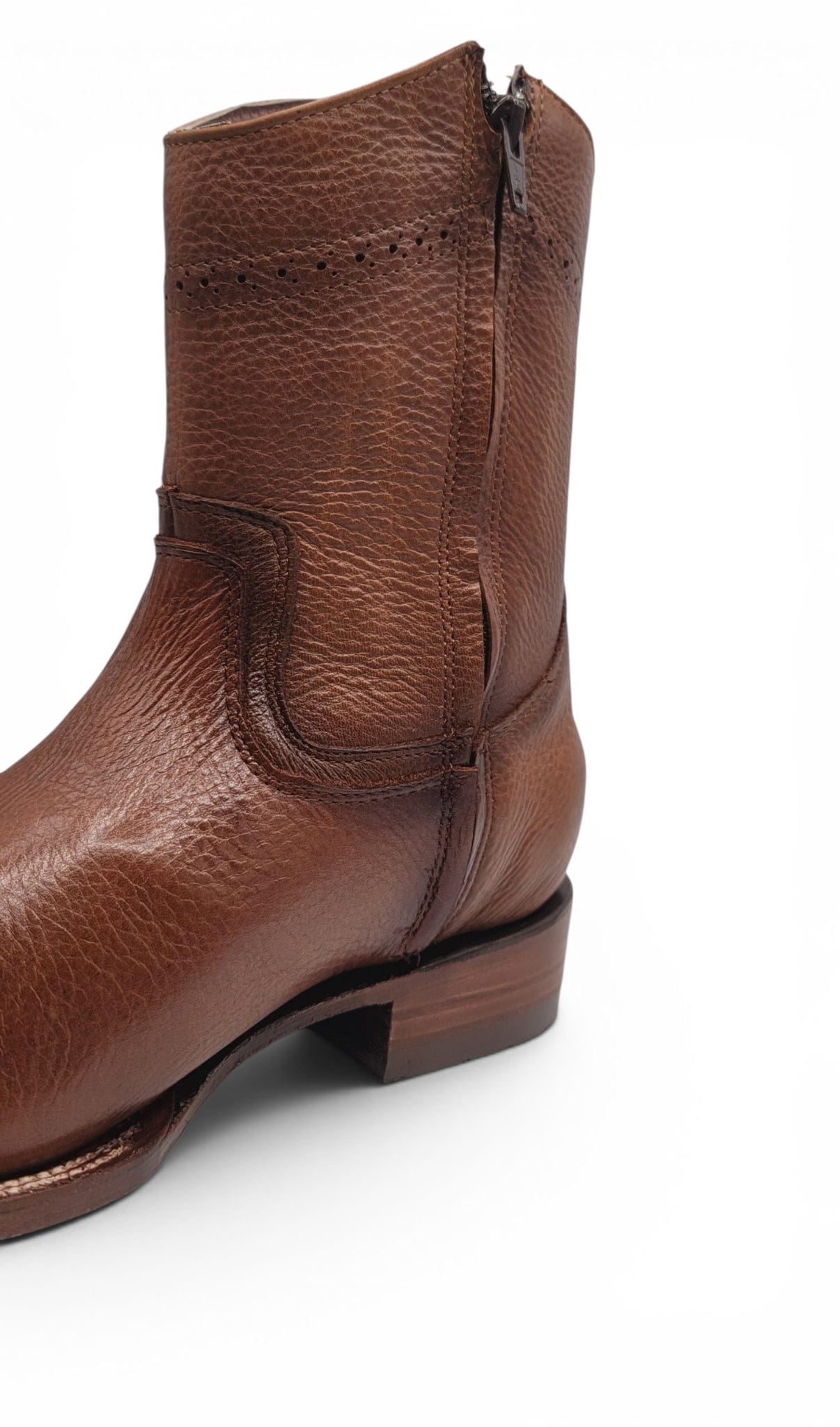 Hooch Boots Boots Men’s Genuine Leather Dubai Toe Boots Honey Color – Hooch Boots