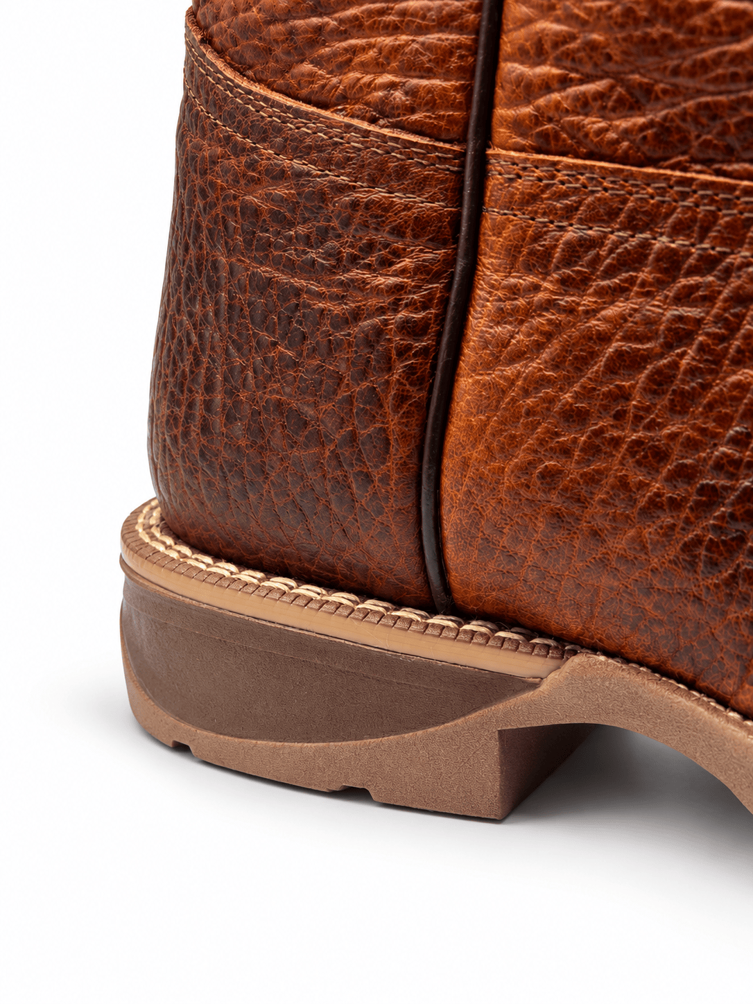 Hooch Boots Men's Genuine Leather Square Toe Boots Honey Color - Hooch Boots