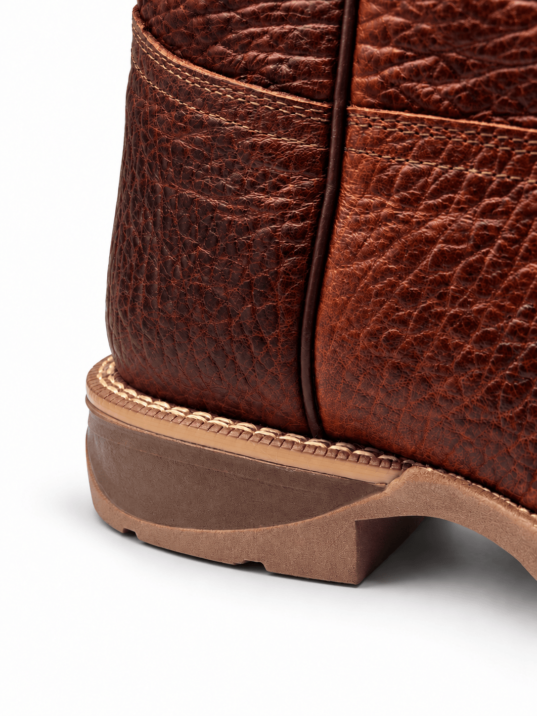 Hooch Boots Men's Genuine Leather Square Toe Boots Shedron Color - Hooch Boots
