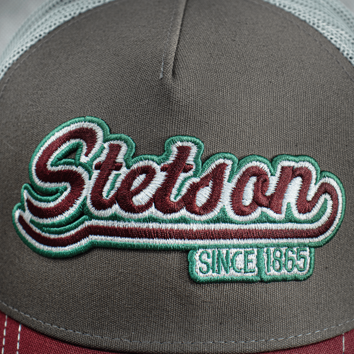 Hooch Stetson Cap Authentic Trucker Hat Original front view
