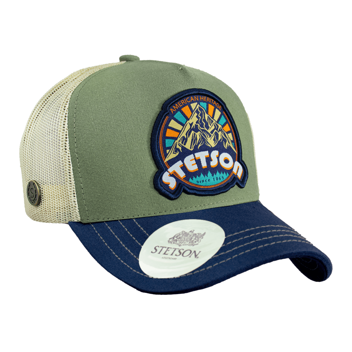 Hooch Stetson Cap Authentic Trucker Hat Original side